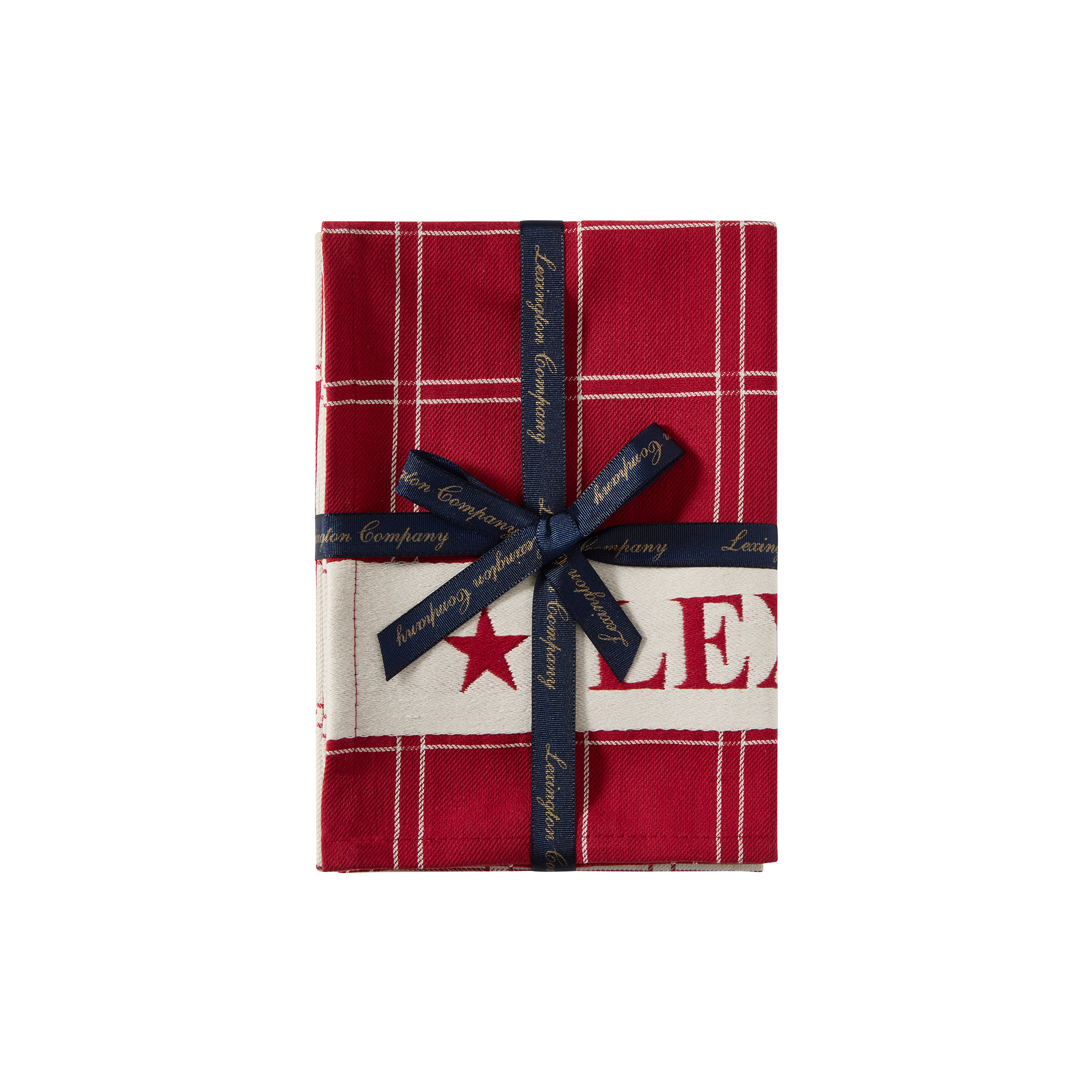 Lexington - Cotton Jacquard Kitchen Towel | Red/White | Køkkenhåndklæde