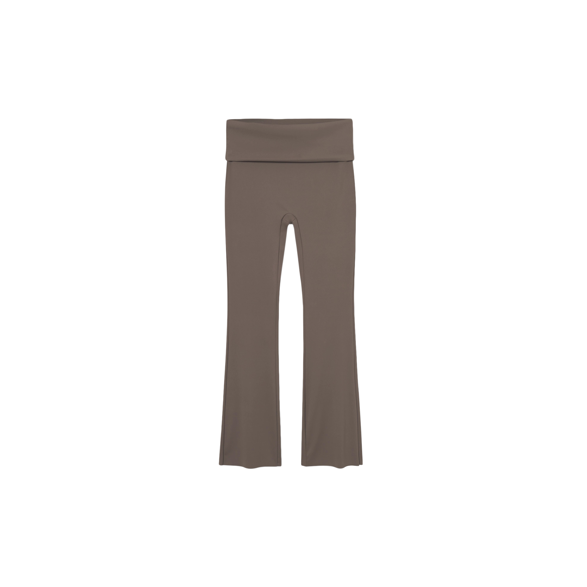 Rethinkit - Butter Soft Flare Tights All day, dark brown - L