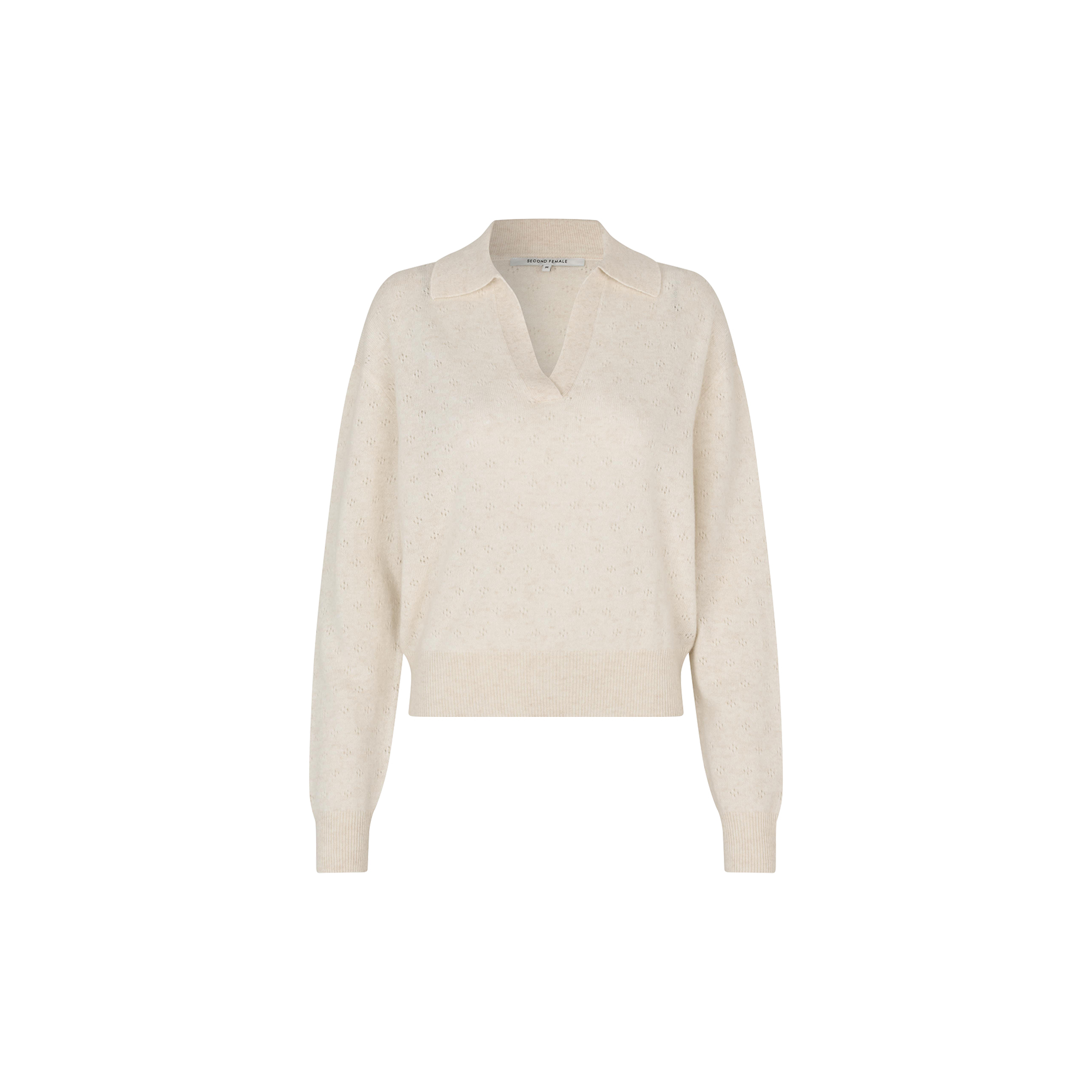 Second Female - Amala Knit LS, tofu - Str. XL