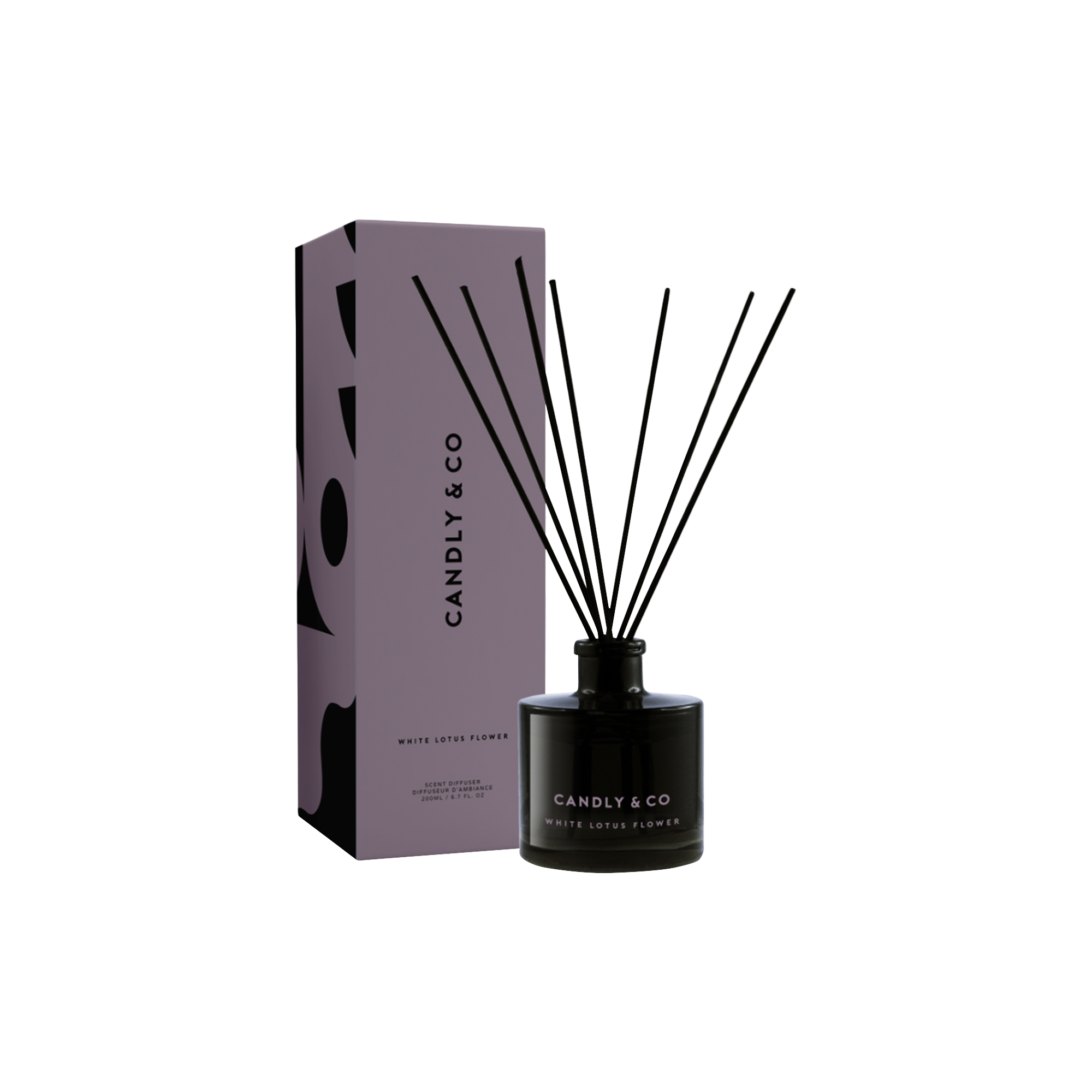 Candly & Co - No. 8 Diffuser, White Lotus Flower
