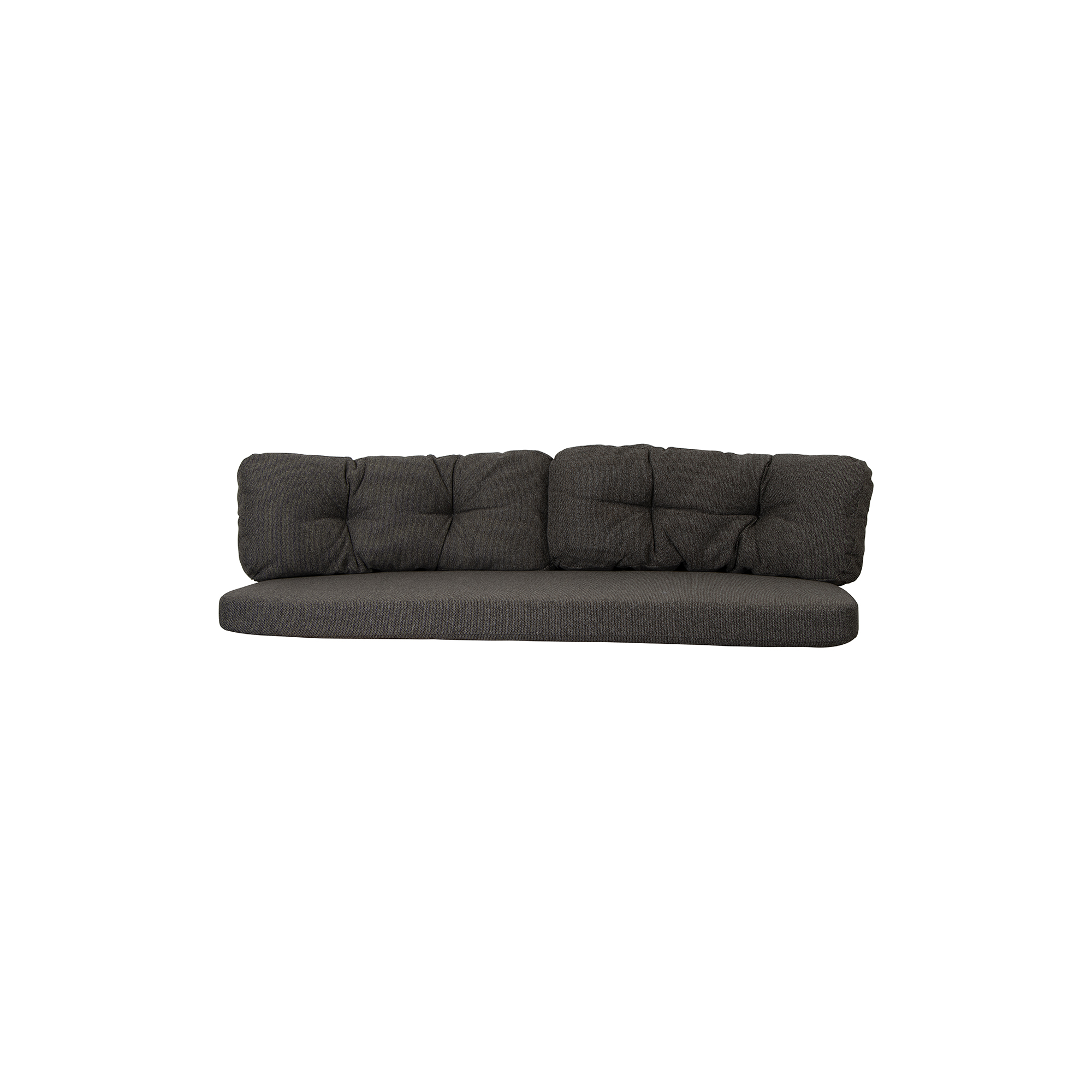 Cane-line - Ocean large 3-pers. sofa hyndesæt, dark grey