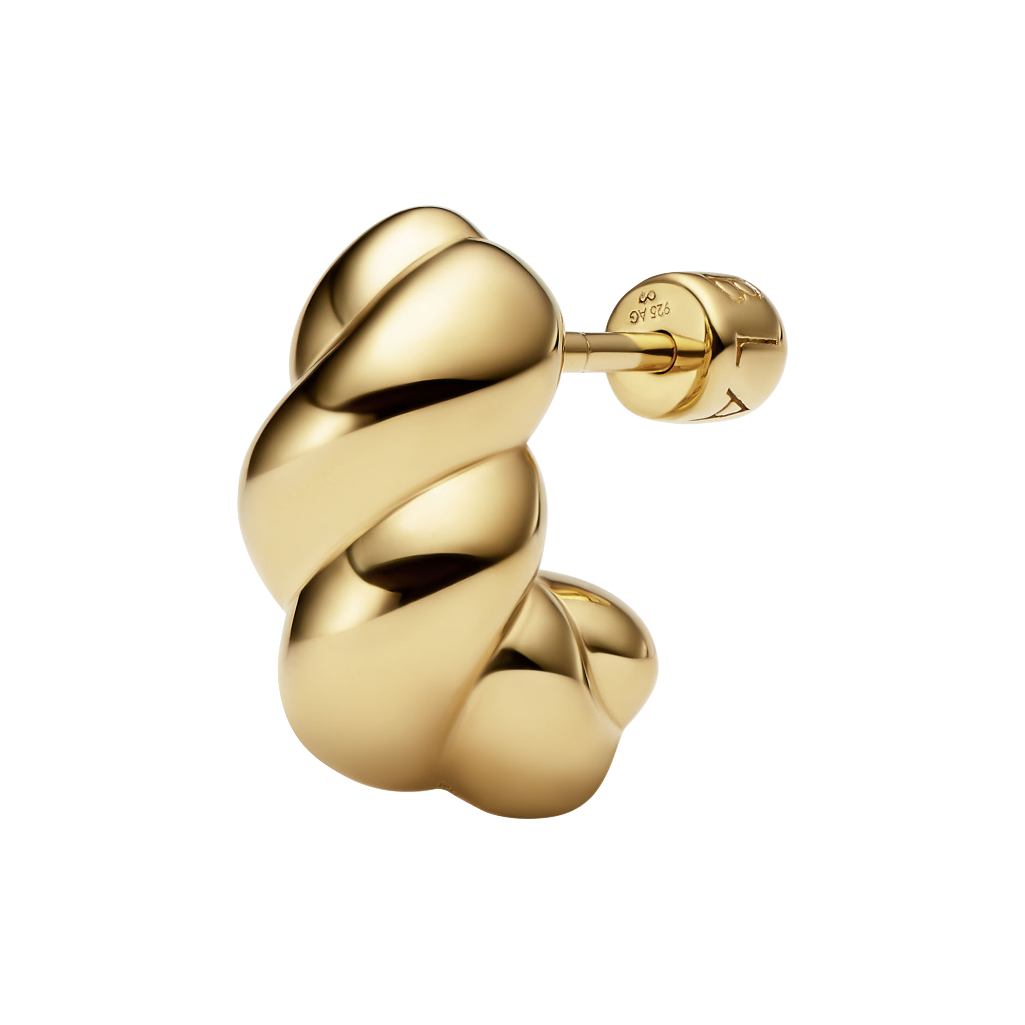 Maria Black - Robe Earring Small, gold - Small