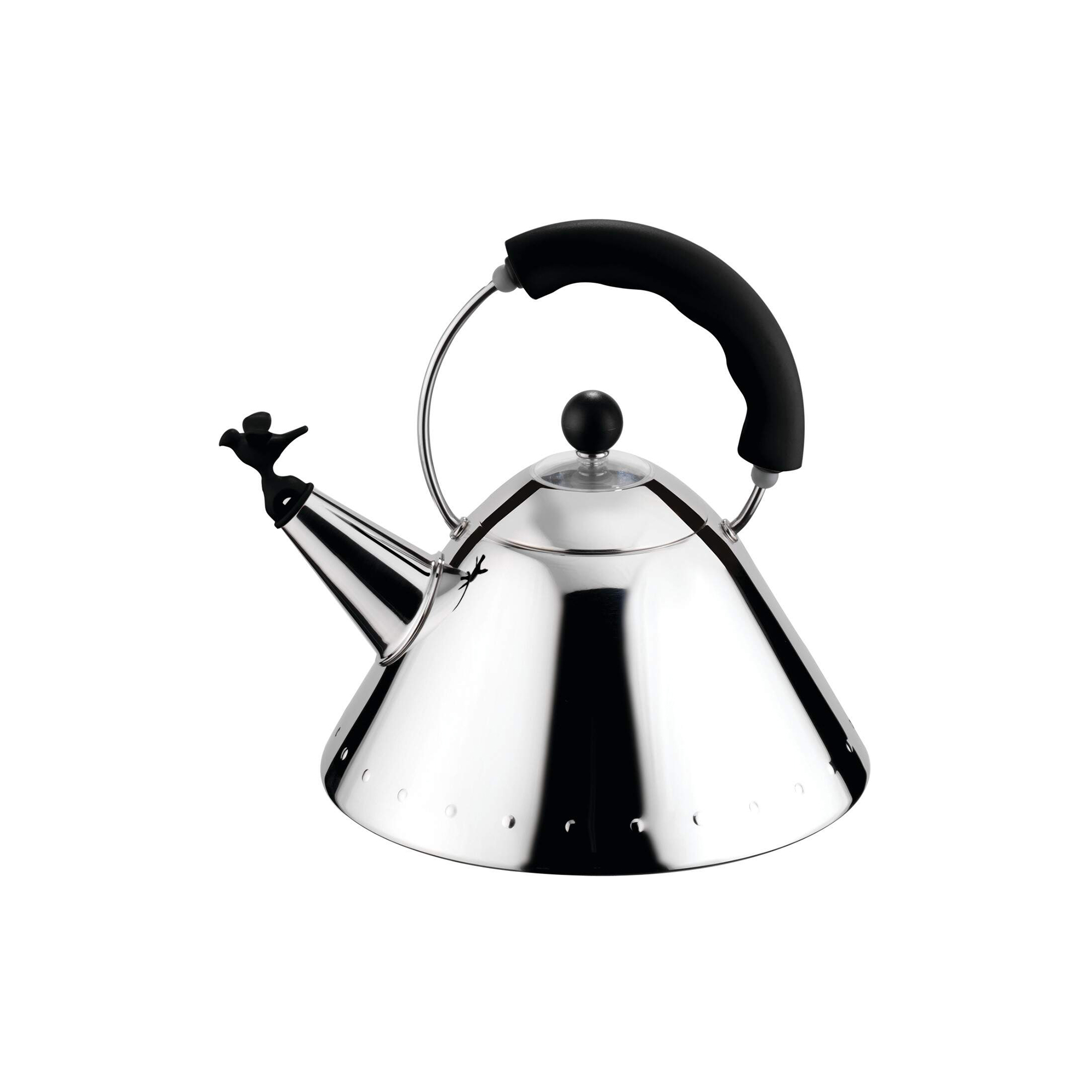 Alessi - Kedel 9093, sort - H: 22,5 x Ø 22 cm.