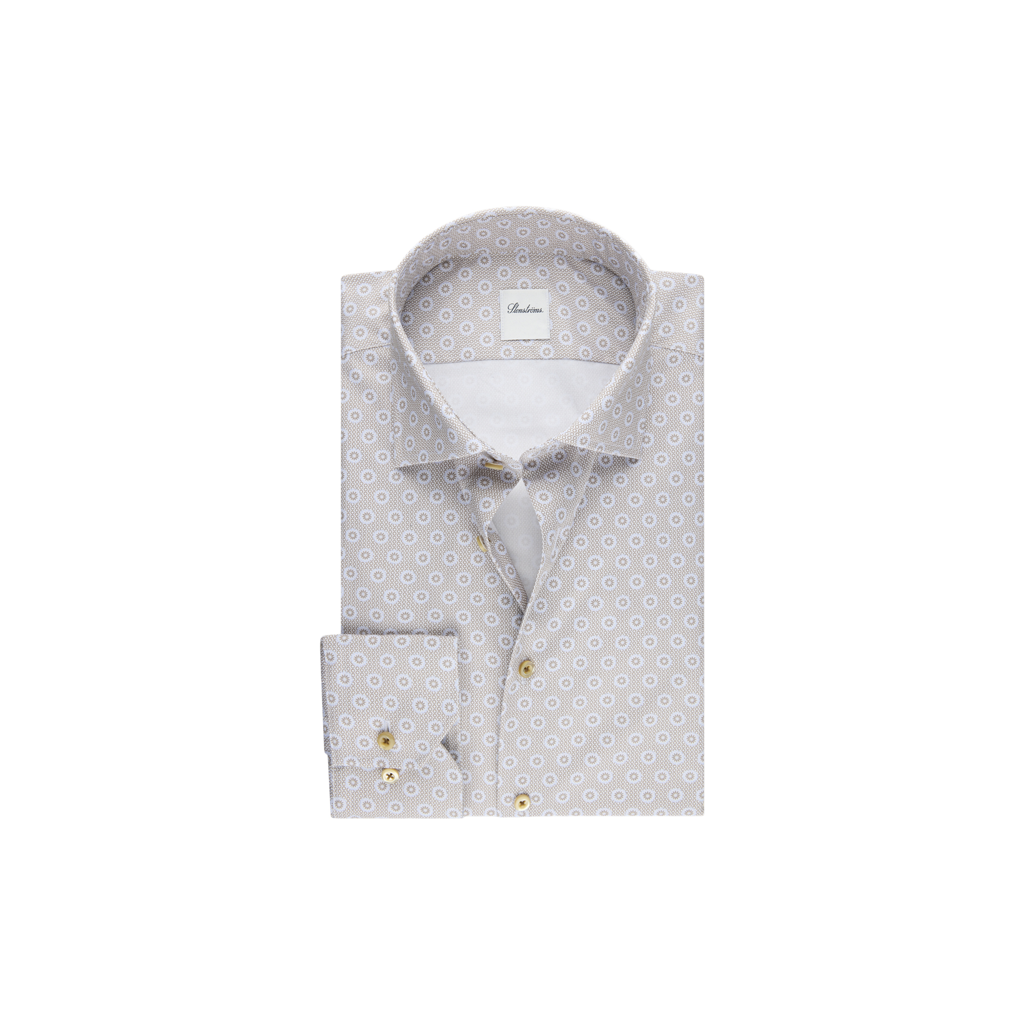 Stenströms - Slimline C75 RM cuff, beige pattern - Str. 44