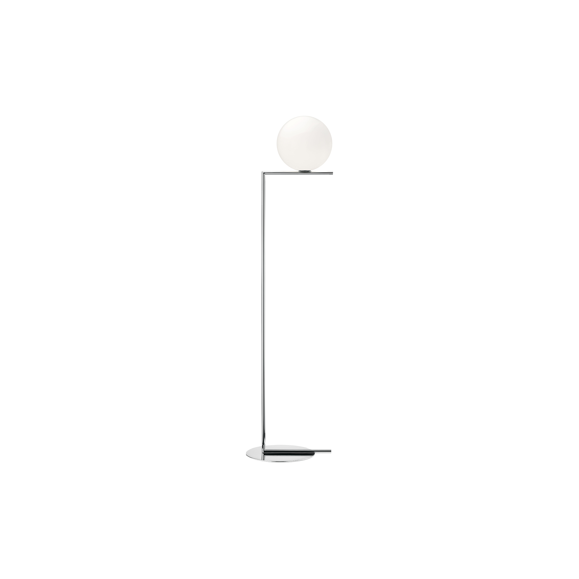 Flos - Flos IC F2 gulvlampe, krom - 185x dia.: 30 cm.