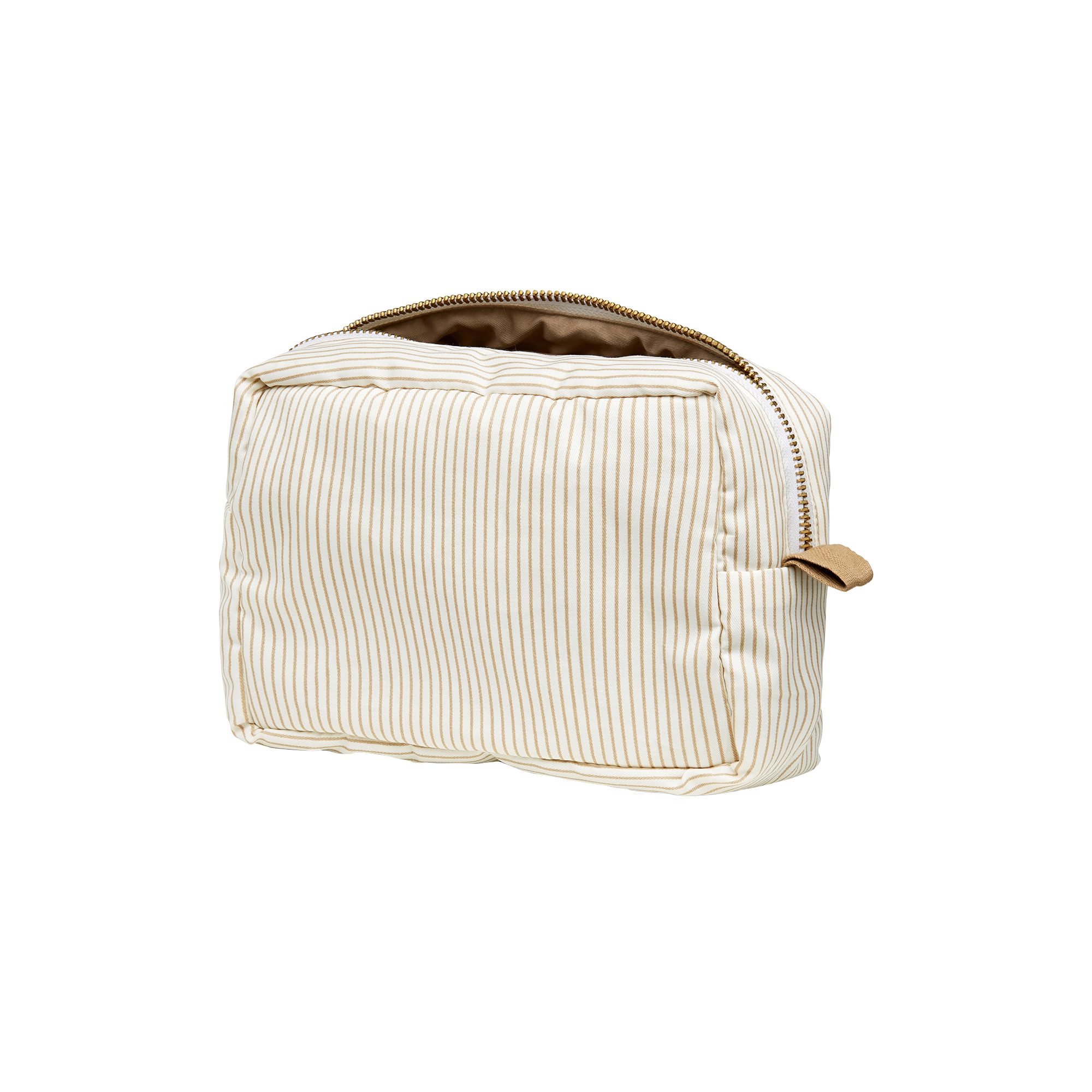 Cam Cam Copenhagen - Makeup pung, classic stripes camel