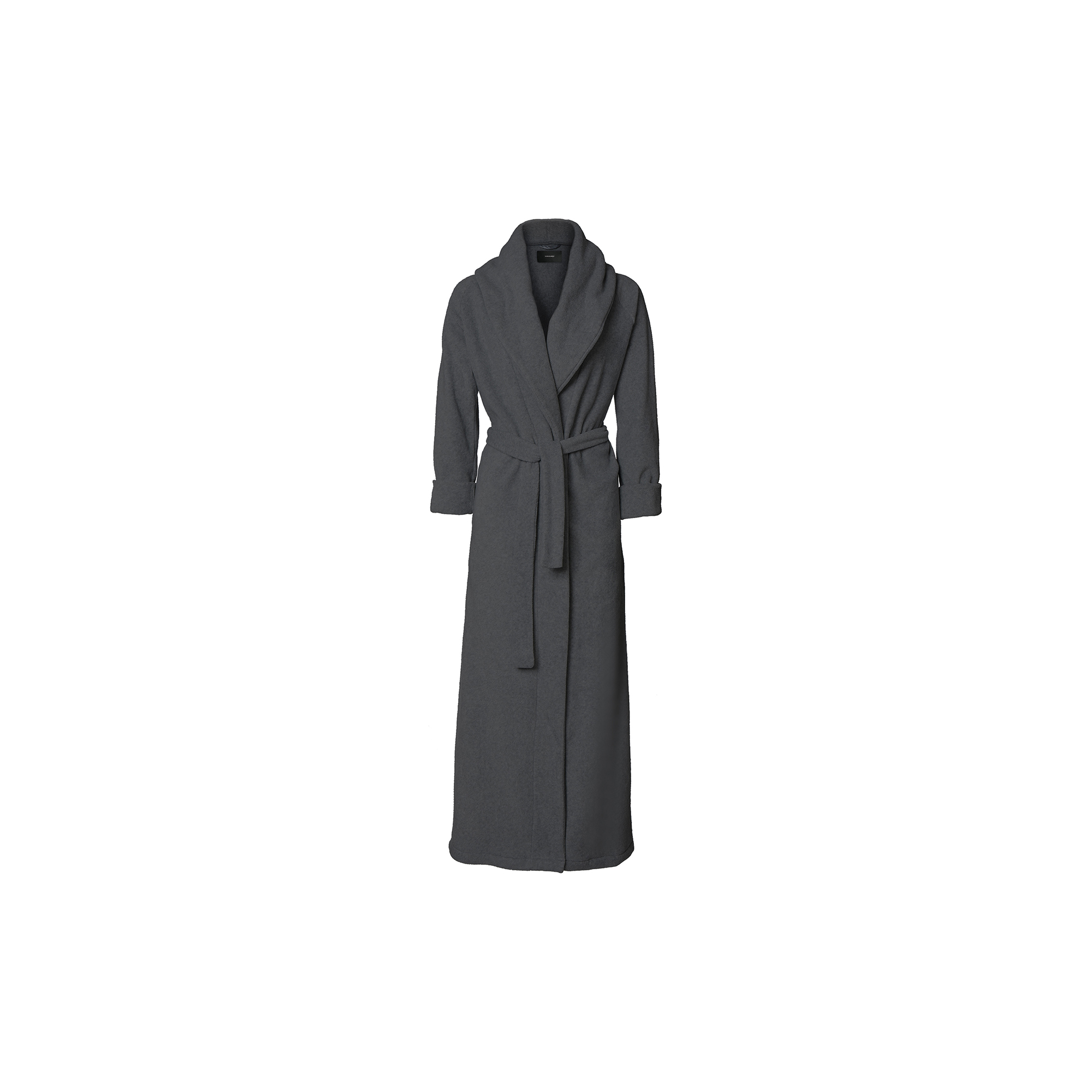 Karmameju - MOUNT EVEREST fleece bathrobe, dark grey - Str. M