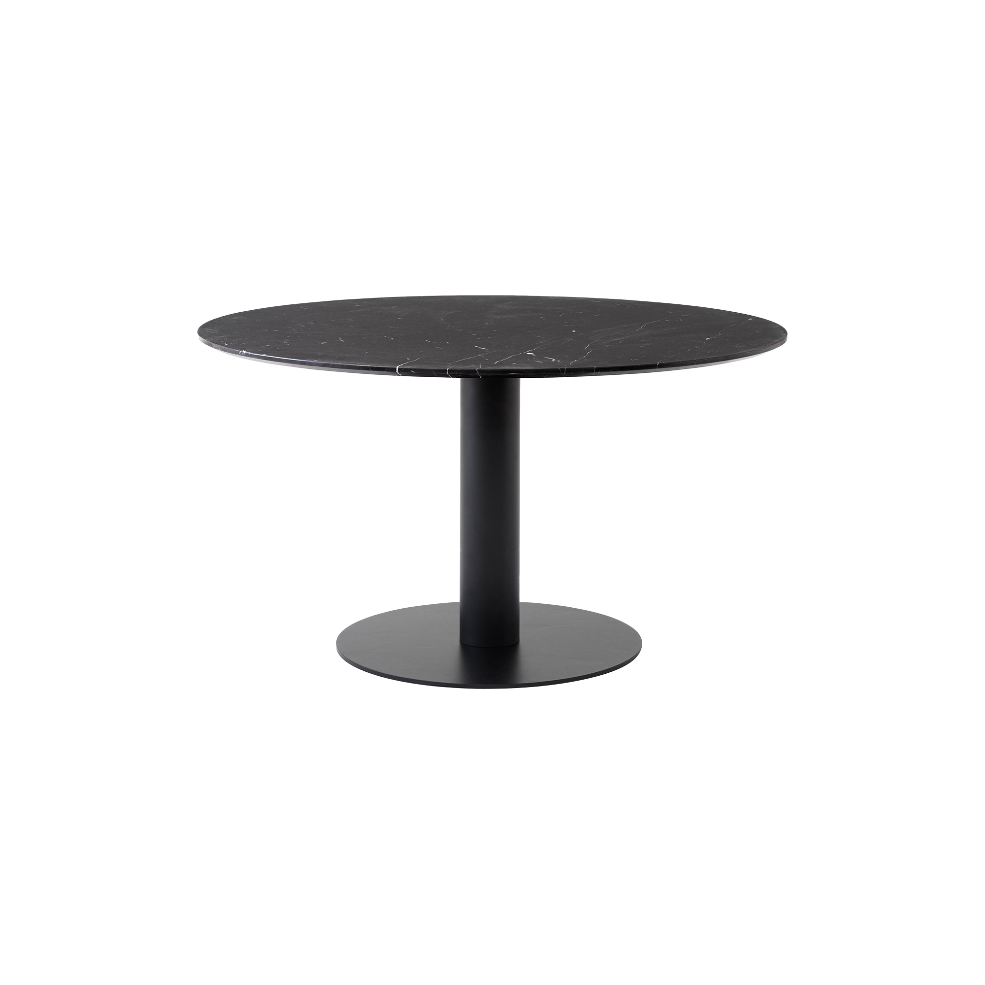 &Tradition - In Between SK20 Dining Table, matt black/nero marquina marble