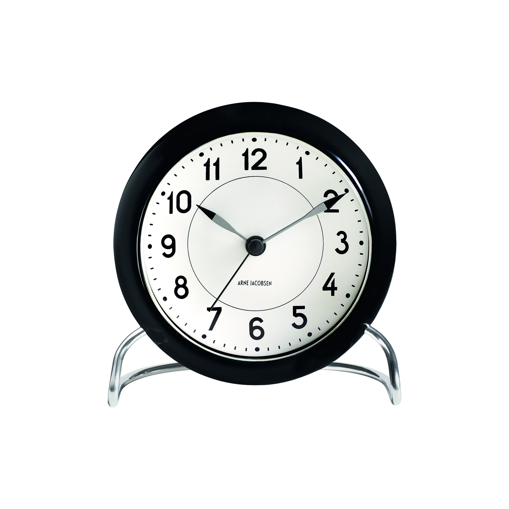 Arne Jacobsen Clocks - Station bordur, sort - Ø11 cm