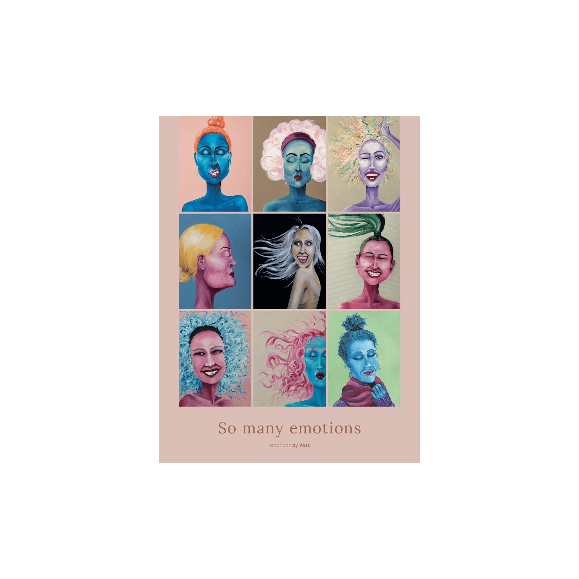 All by Voss - So Many Emotions plakat - 50x70 cm