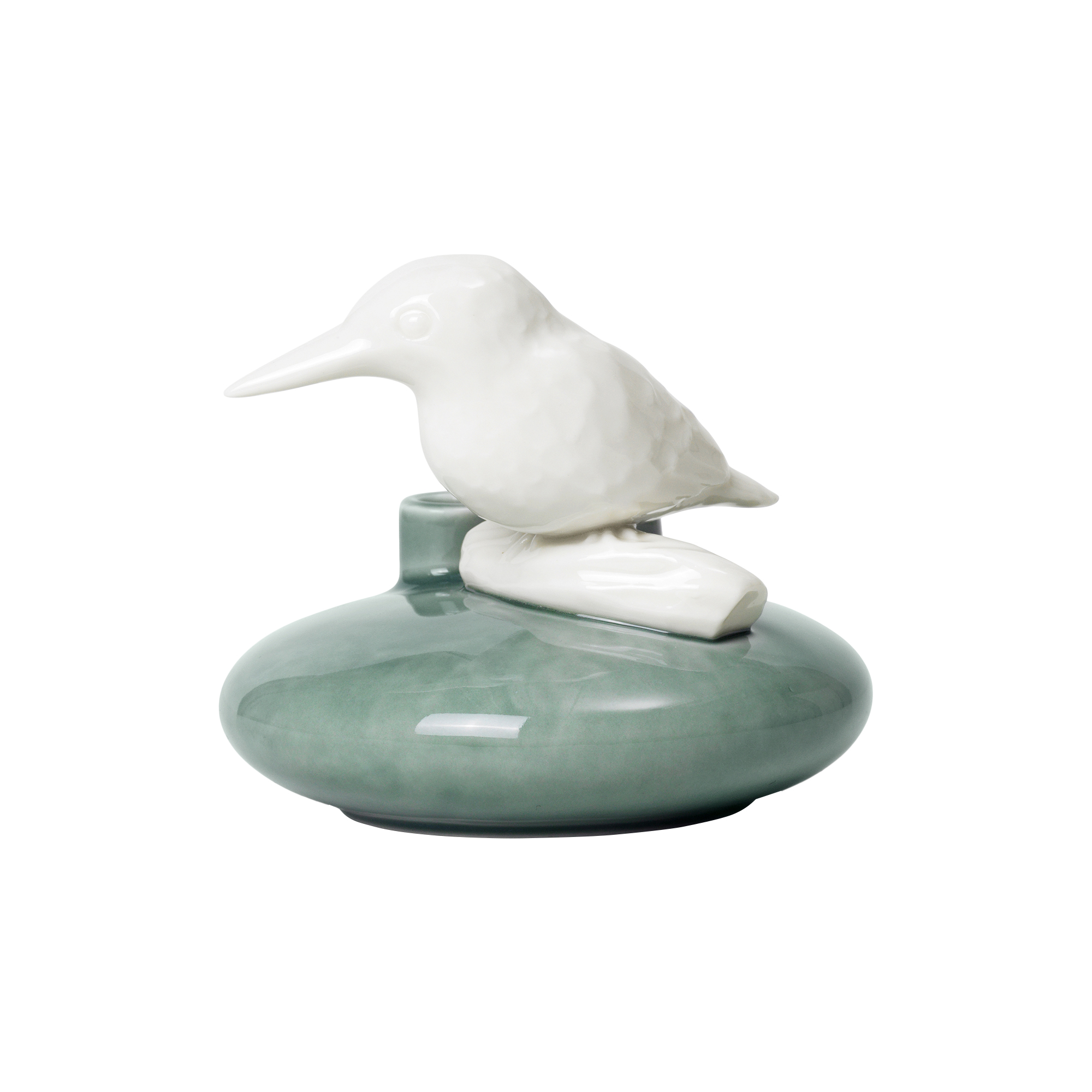 Dottir Nordic Design - Sweet Stories Kingfisher vase, peacock