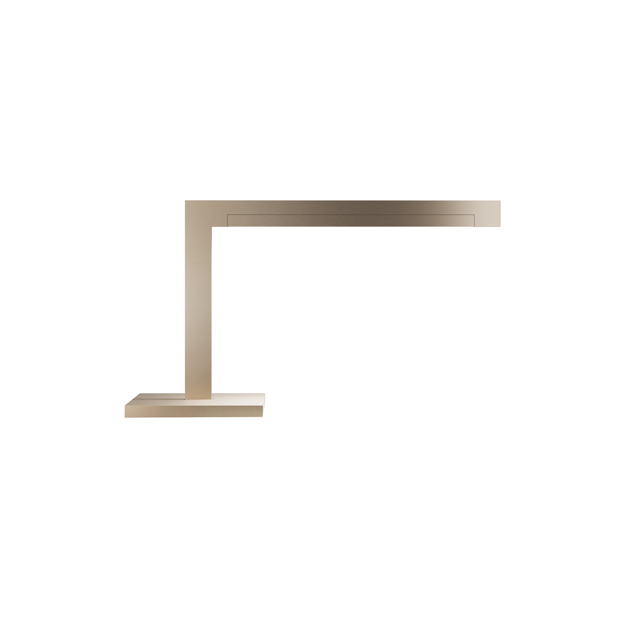 LIGHT-POINT - INLAY T2 LINEAR bordlampe, satin gold/satin gold - H: 40 x B: 70 x D: 25 cm.