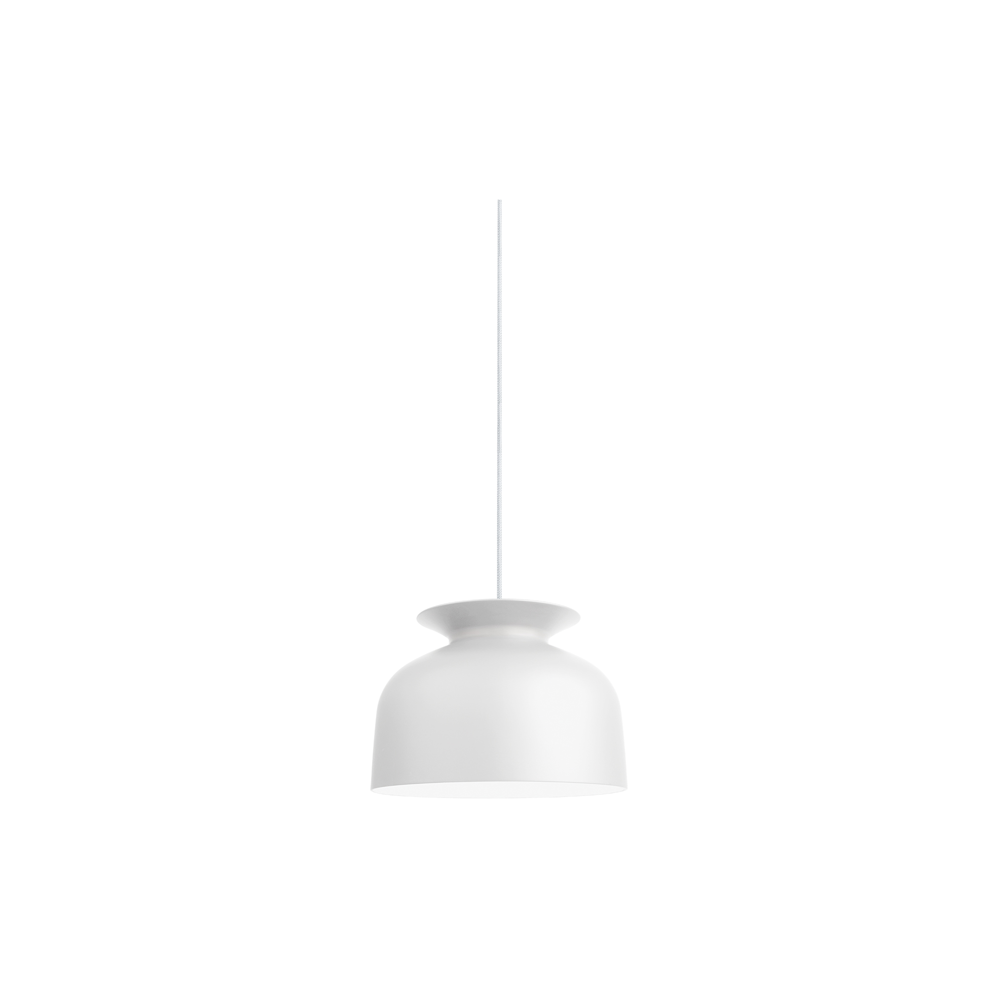 GUBI - Ronde Pendant, white matt - H: 28 x Ø 40 cm.