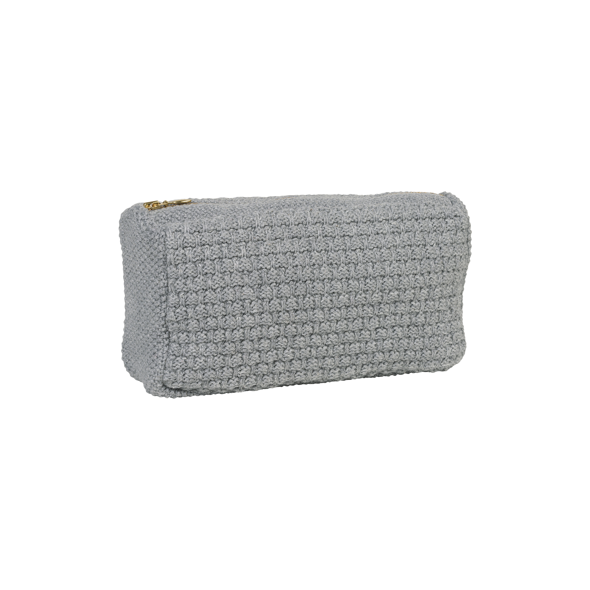 By LOHN - Strikket Clutch Petra, med grey melange