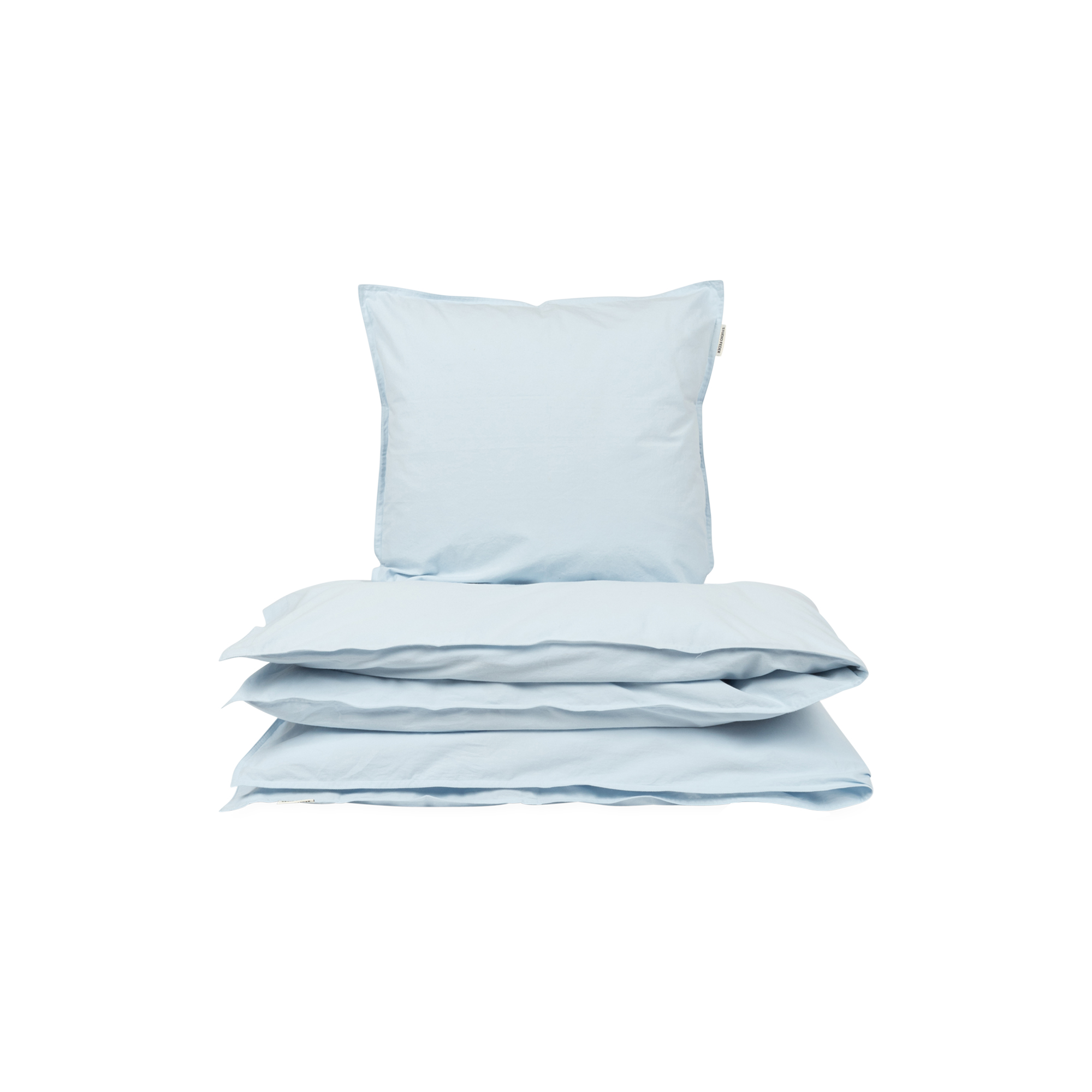 Studio Feder - Junior sengetøj, light blue - 100x140-40x45 cm
