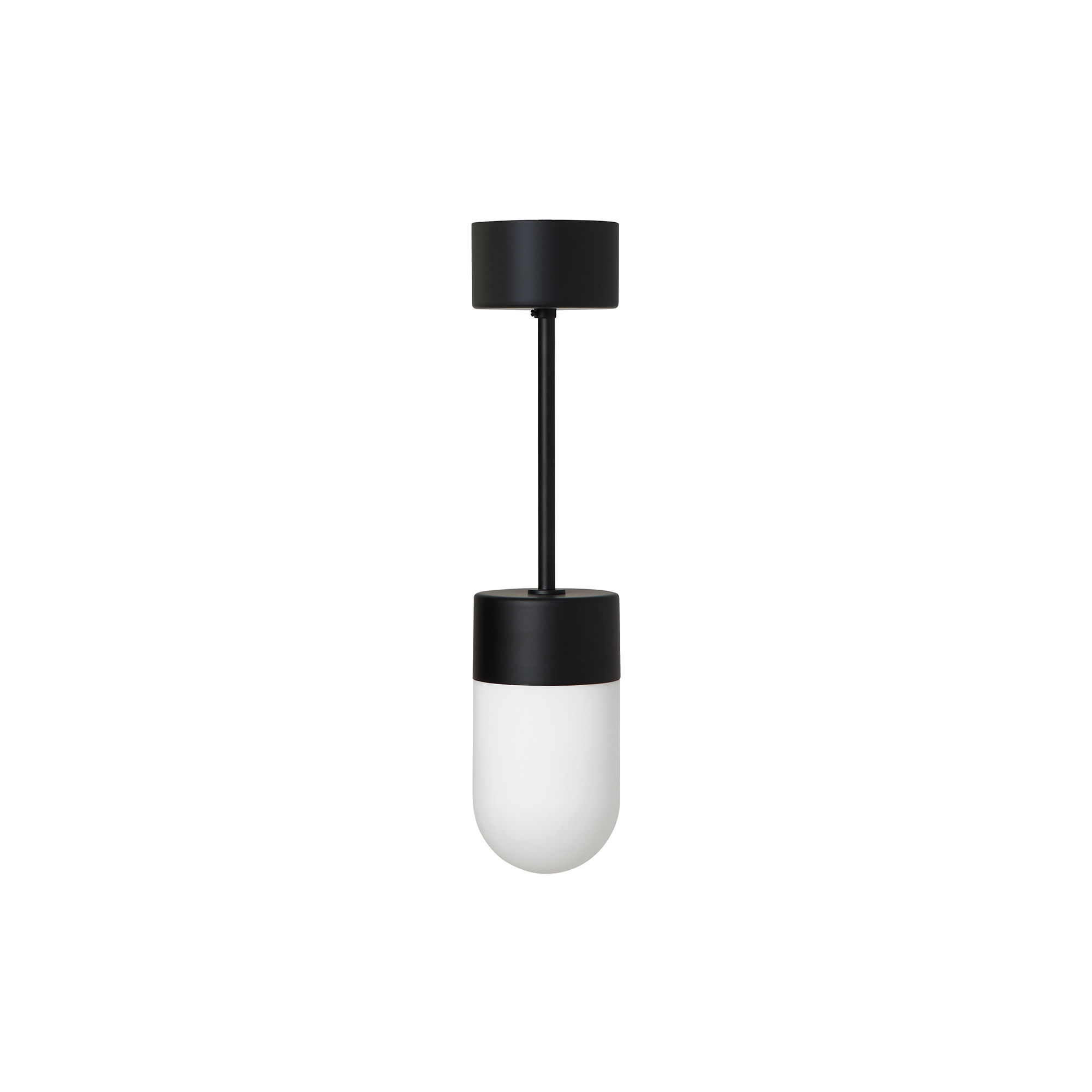 Rubn - Vox Ceiling Light, black/opal