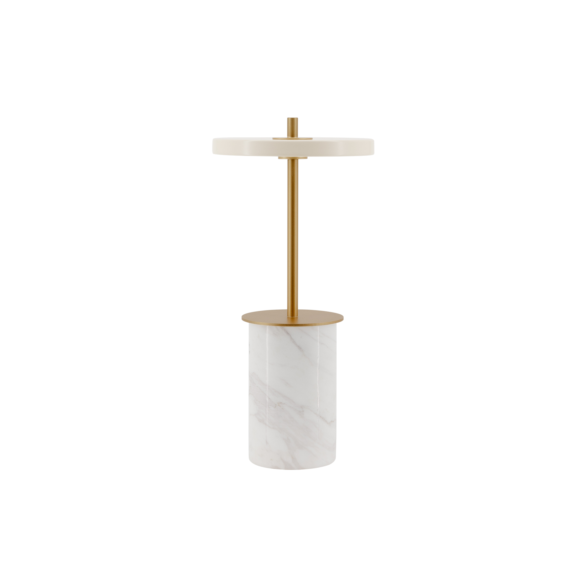 UMAGE - Asteria Move Mini Portable Lamp, white marble