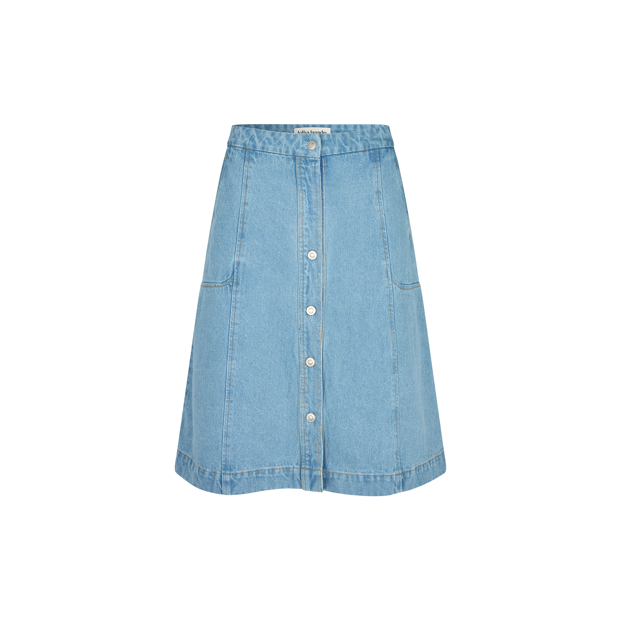 Lollys Laundry - KayLL Short Skirt, washed denim - Str. M