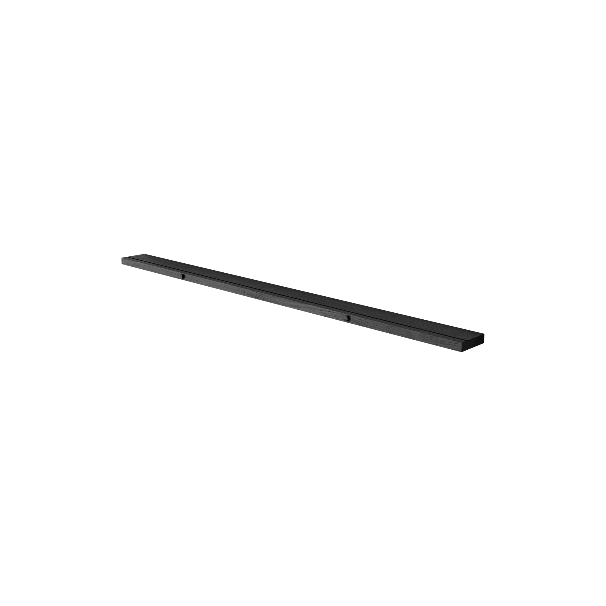 MOEBE - Gallery Shelf, black - B115 cm