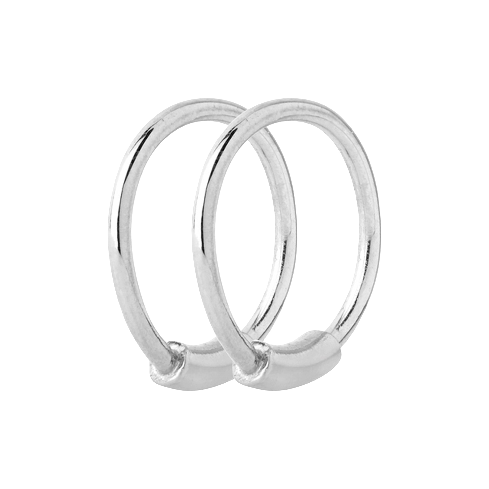 Maria Black - Basic Hoops, silver - Ø8mm