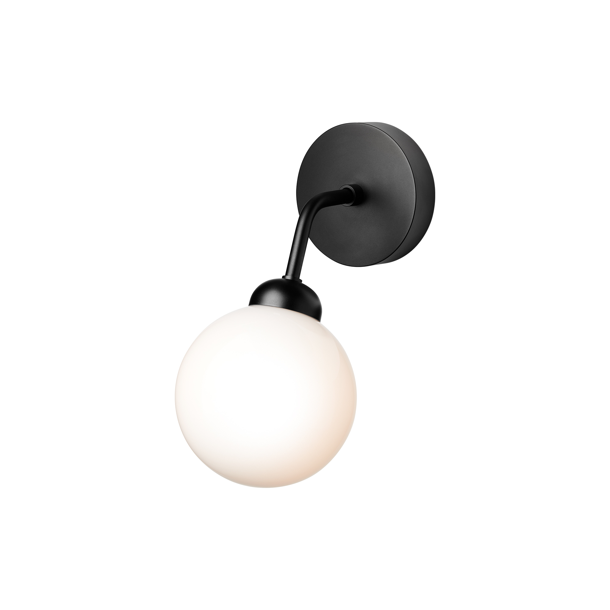 Nuura - Apiales Wall Lamp, satin black/opal