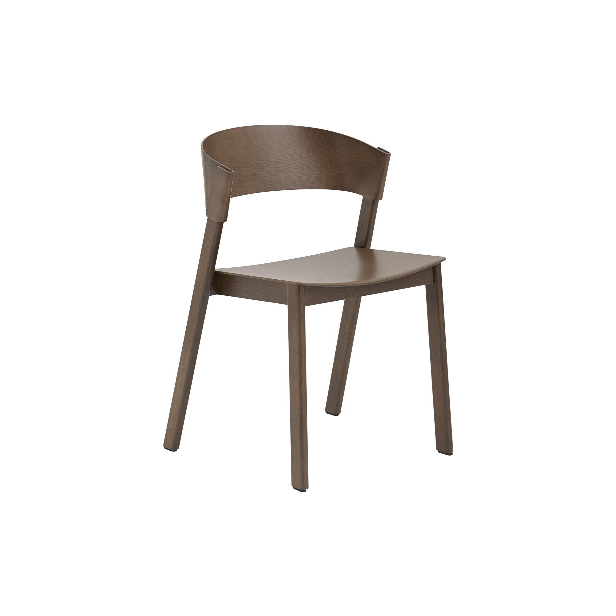 Muuto - Cover Side Chair, stained dark brown