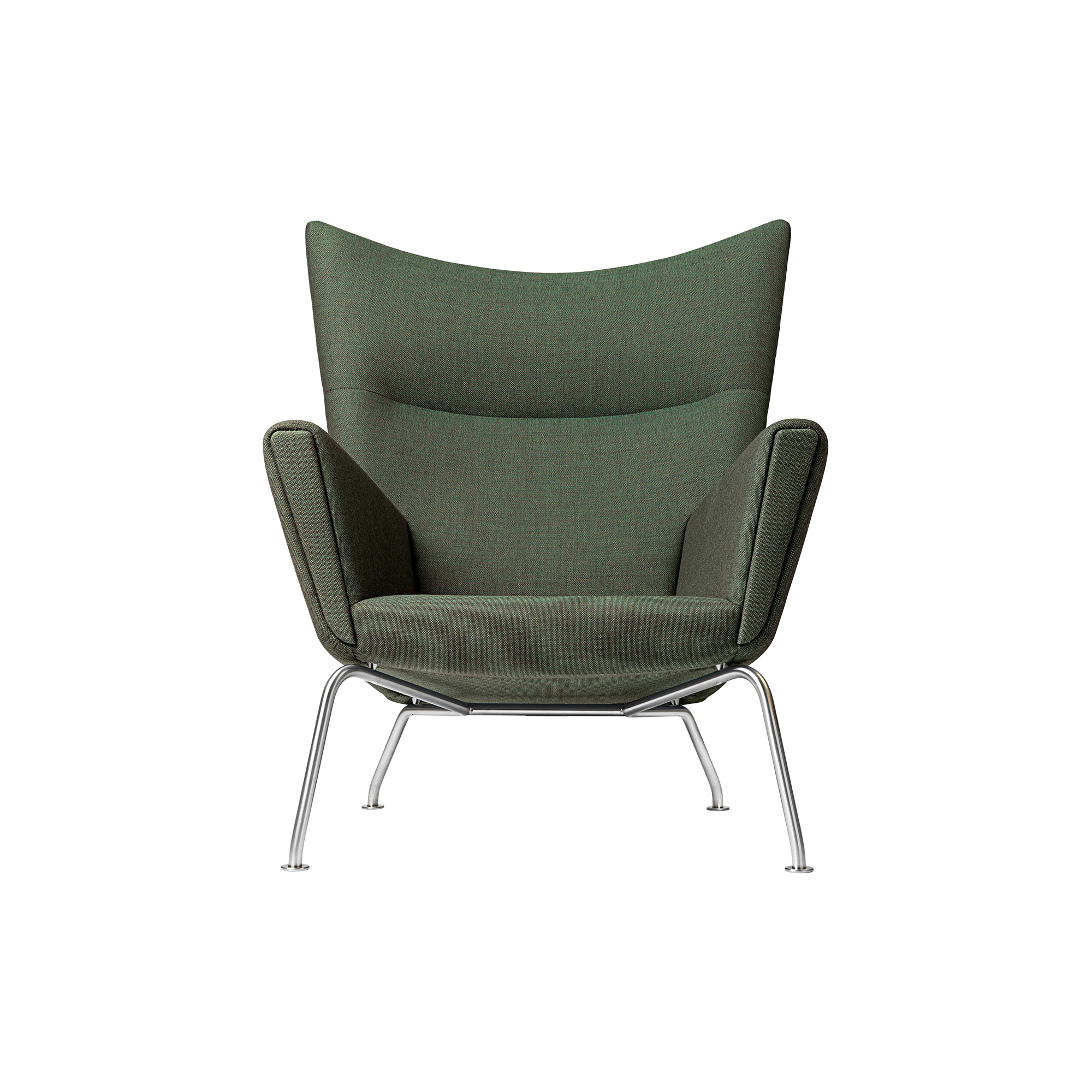 Carl Hansen & Søn - CH445 Wing Chair loungestol, Passion 3101 - H: 103 x B: 90 x D: 90 cm.