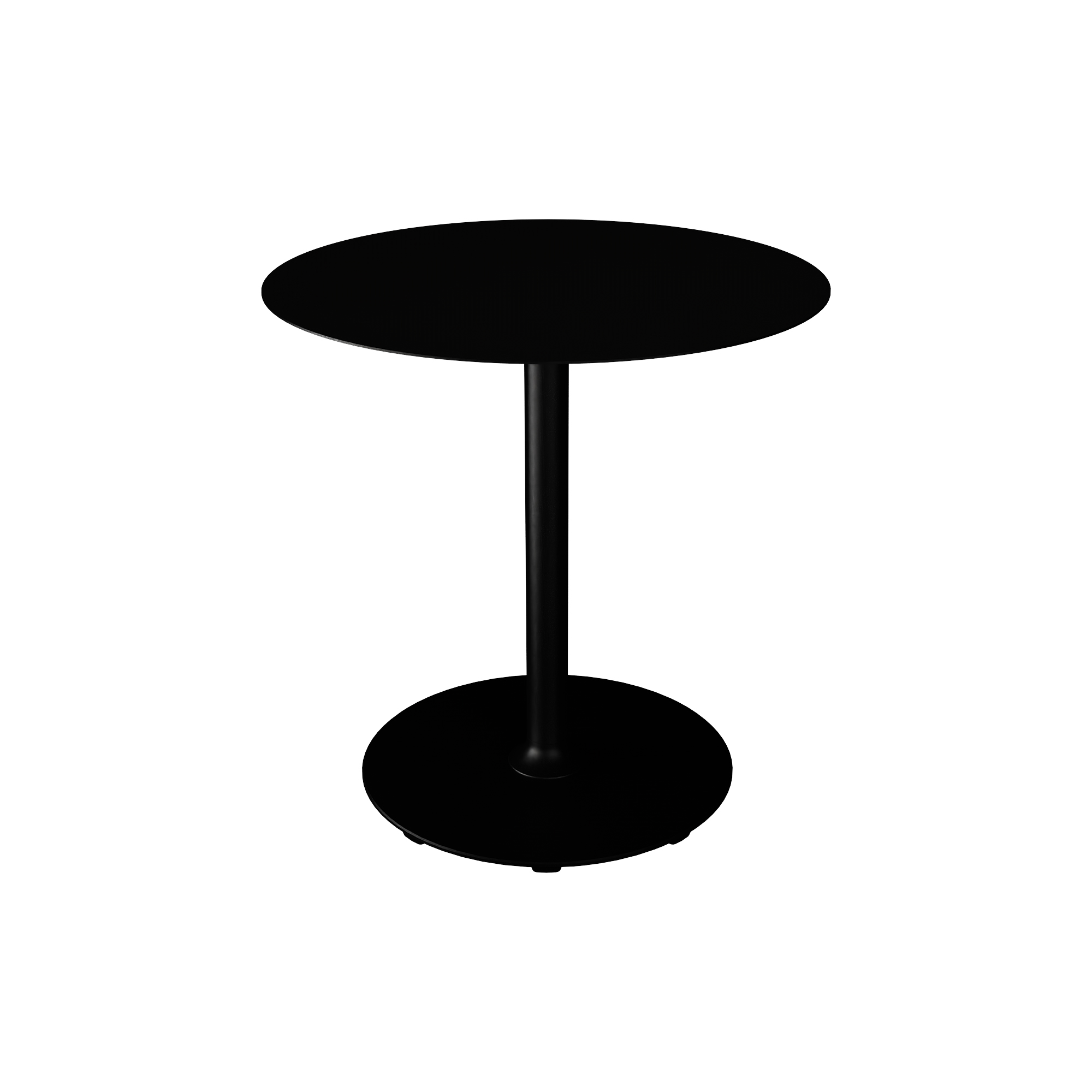 HOUE - PICO Café Table with Round Base Ø 74, black
