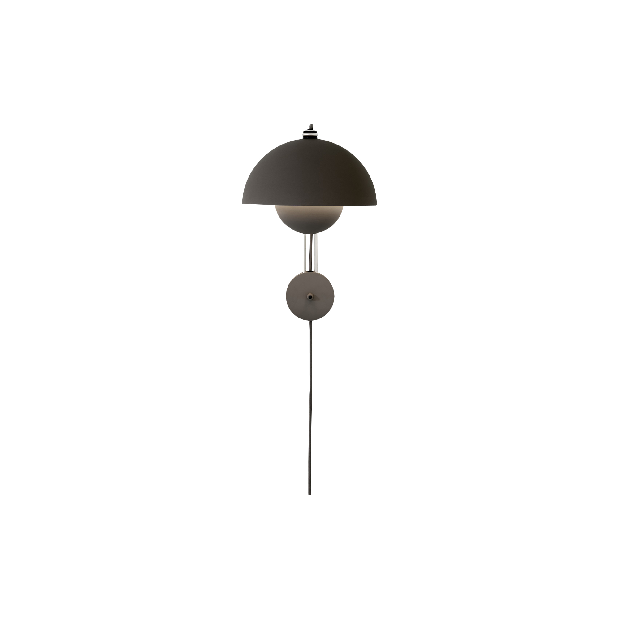 &Tradition - Flowerpot VP8 Wall Lamp, matt black - H: 36 x Ø 23 cm.