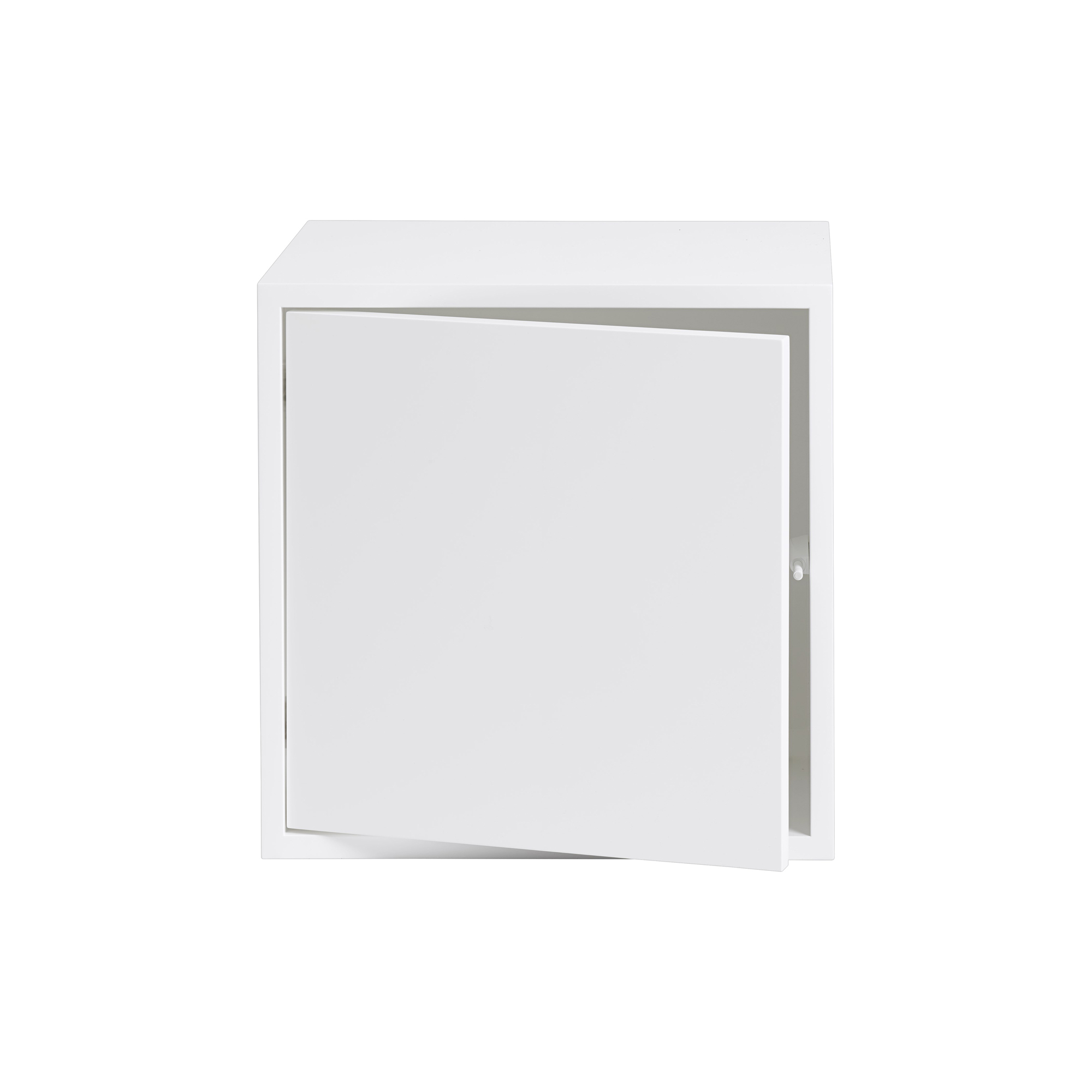 Muuto - Stacked Storage System with Door, white - Medium