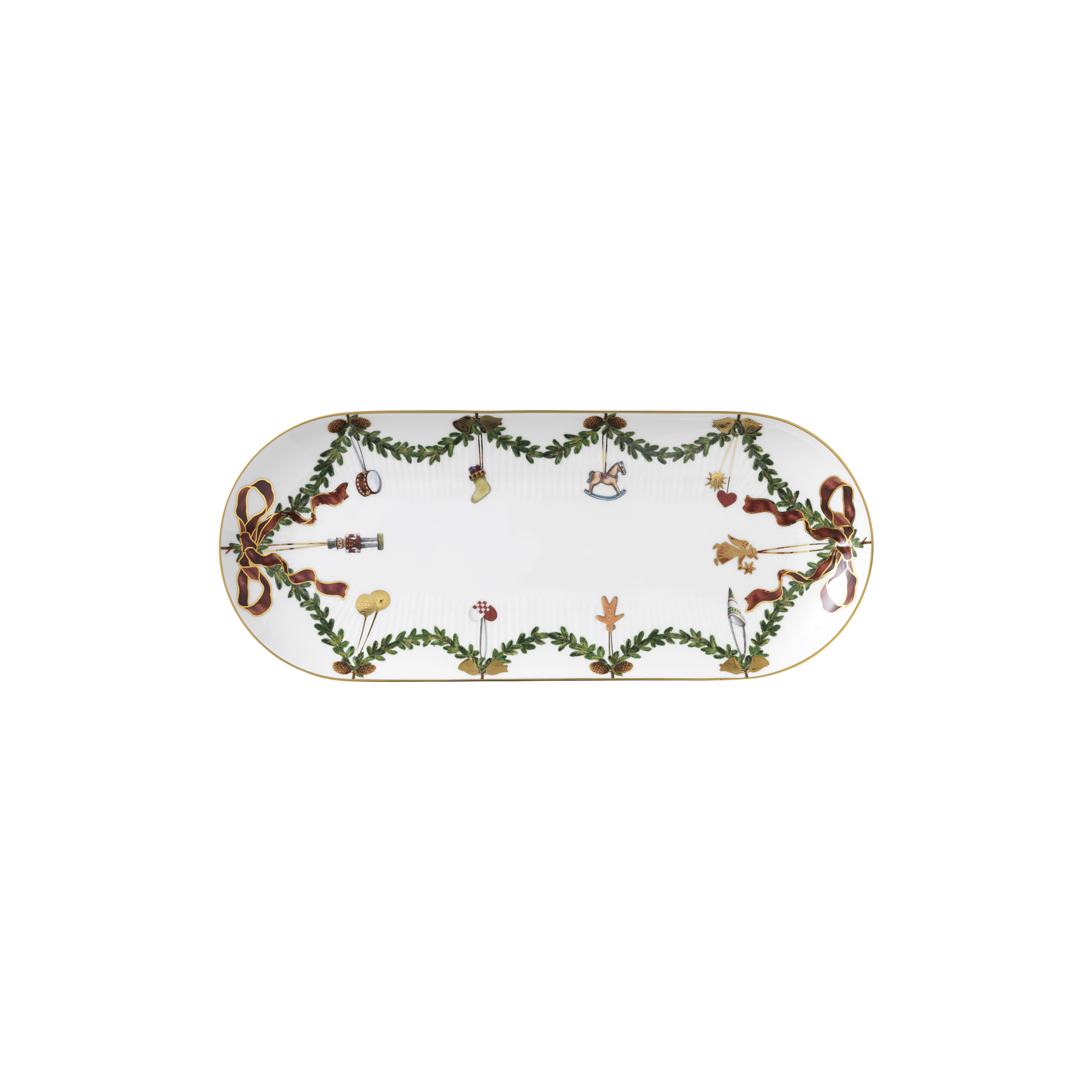 Royal Copenhagen - Stjerne Riflet Jul fad 39 cm