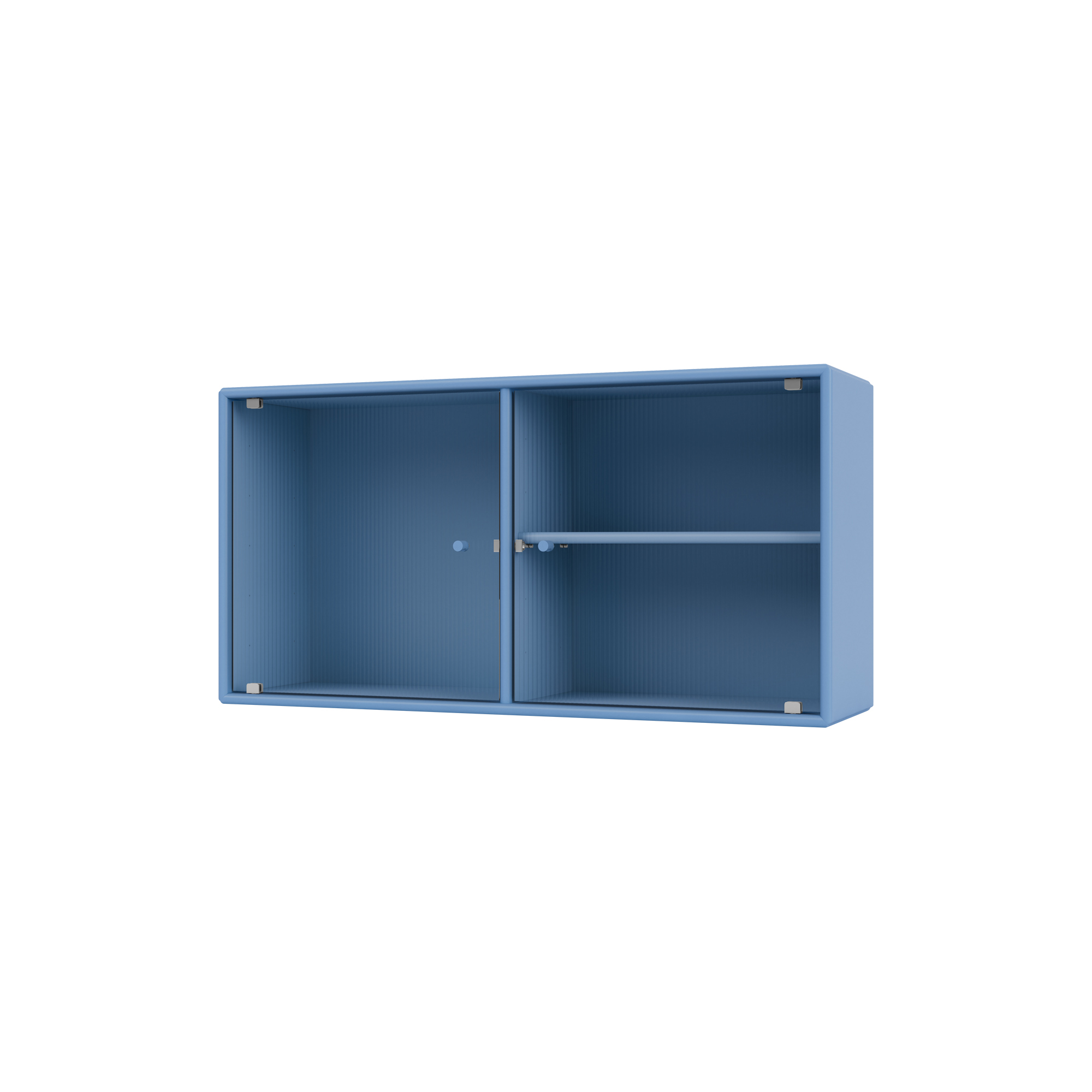 Montana Furniture - RIPPLE I vitrineskab, 154 azure