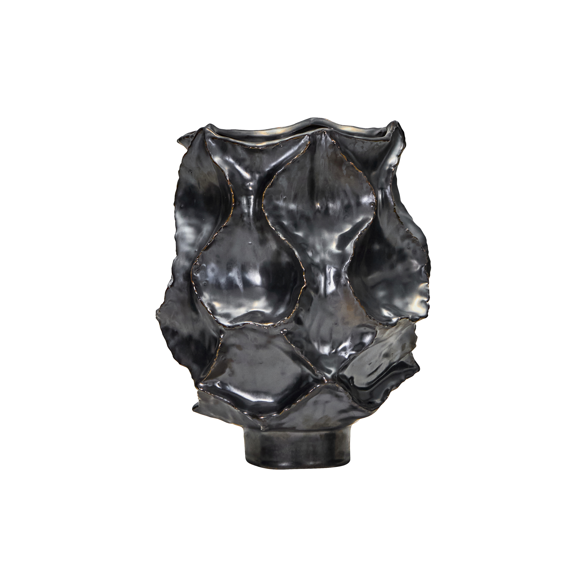 House Doctor - HDWaves Vase, antik metallisk
