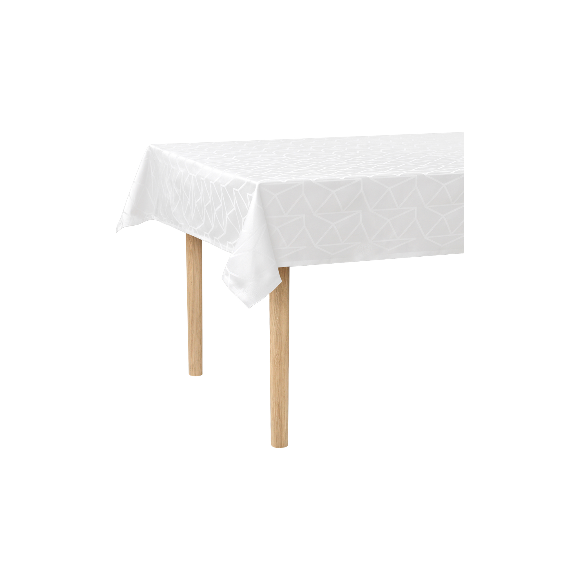 Georg Jensen Damask - ARNE JACOBSEN damaskdug, white - 165x350 cm