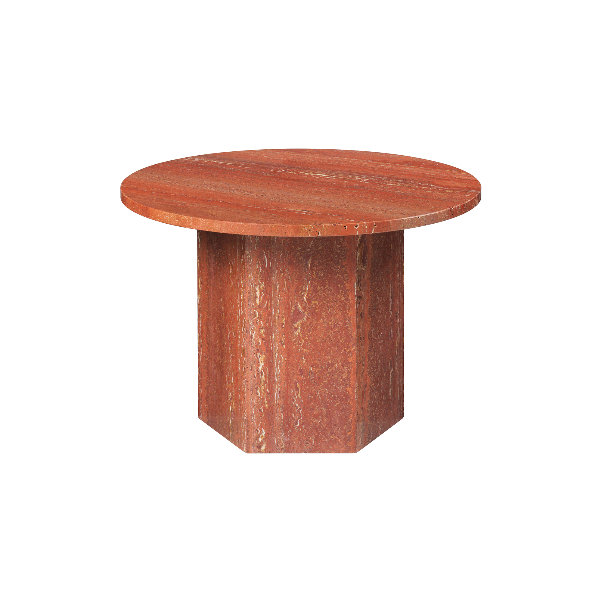 GUBI - Epic Coffee Table, burnt red - Ø60 cm
