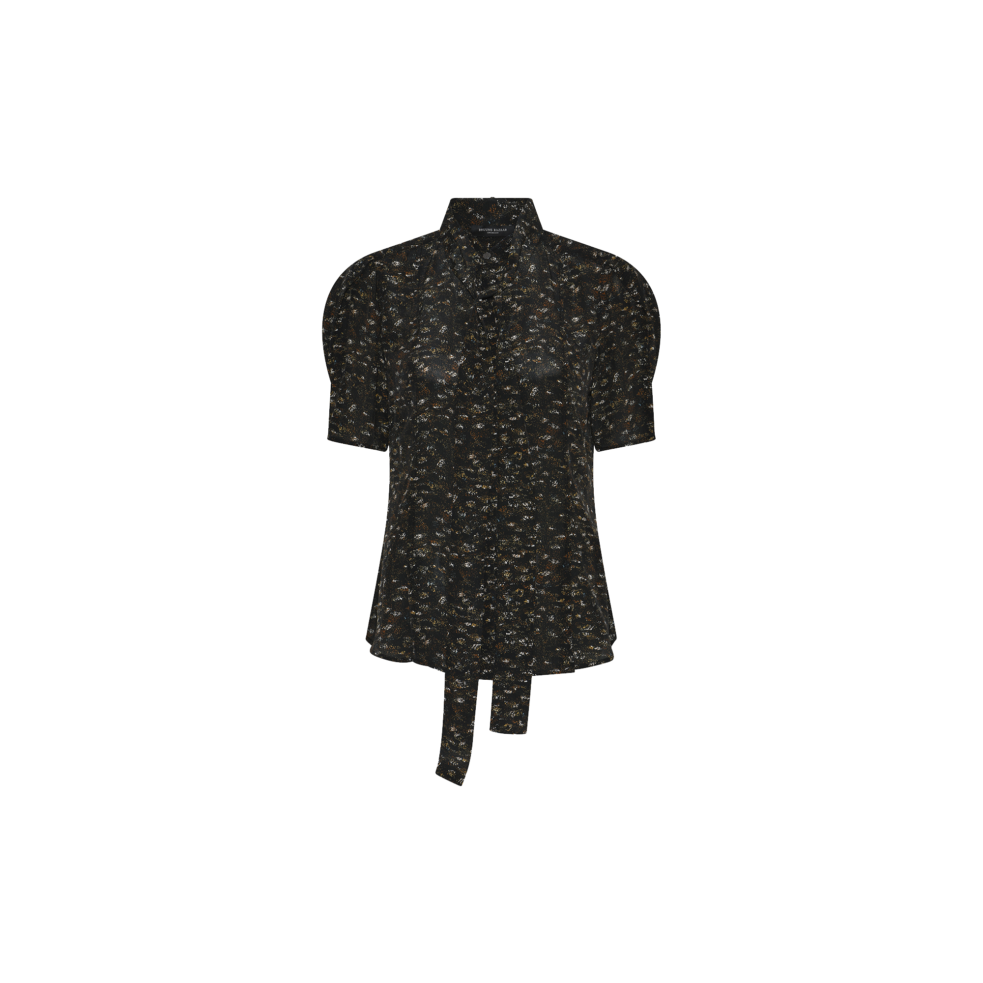 Bruuns Bazaar - SolfiaBBVenca shirt, dark aop - Str. 36