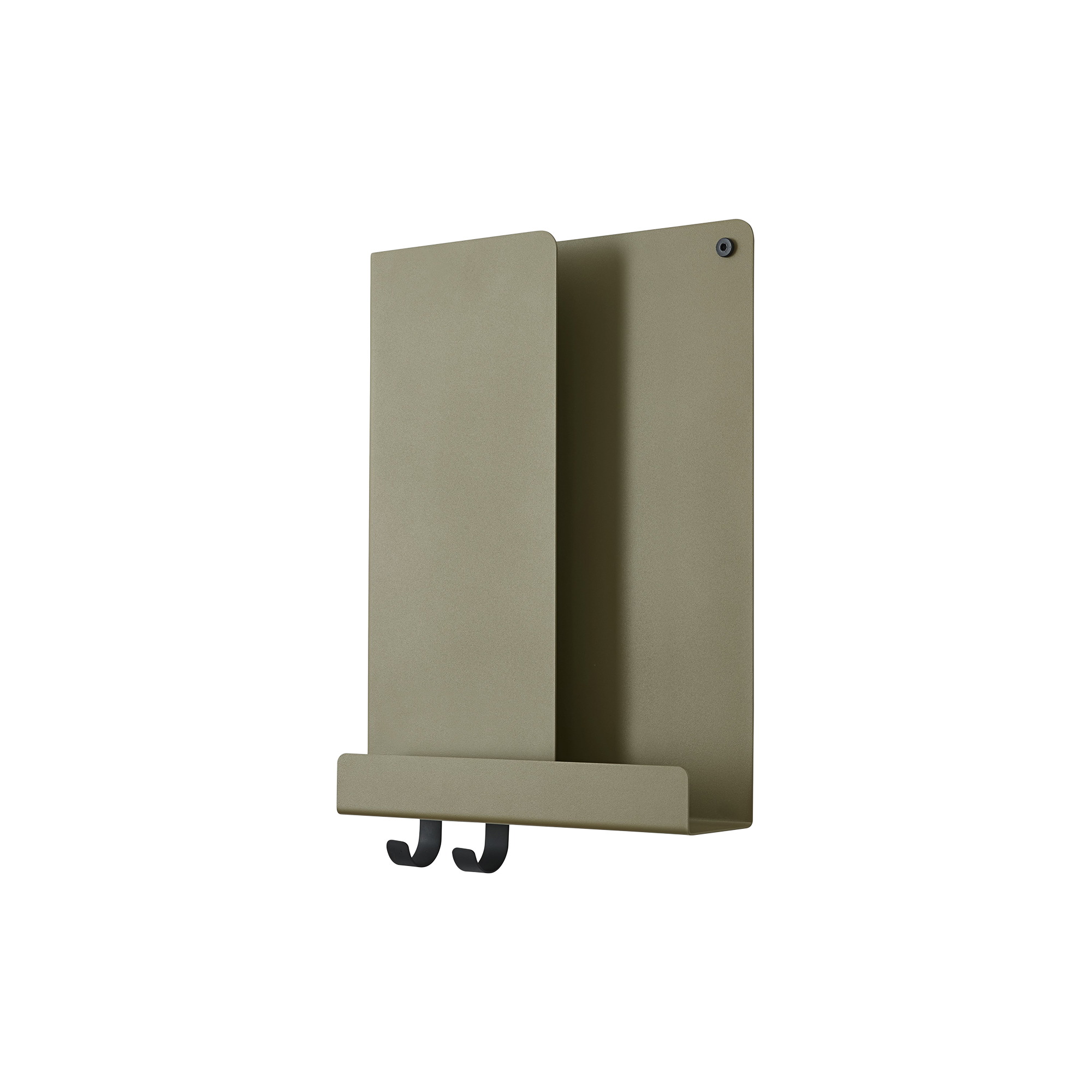 Muuto - Folded Shelves, olive - 29.5x40 cm