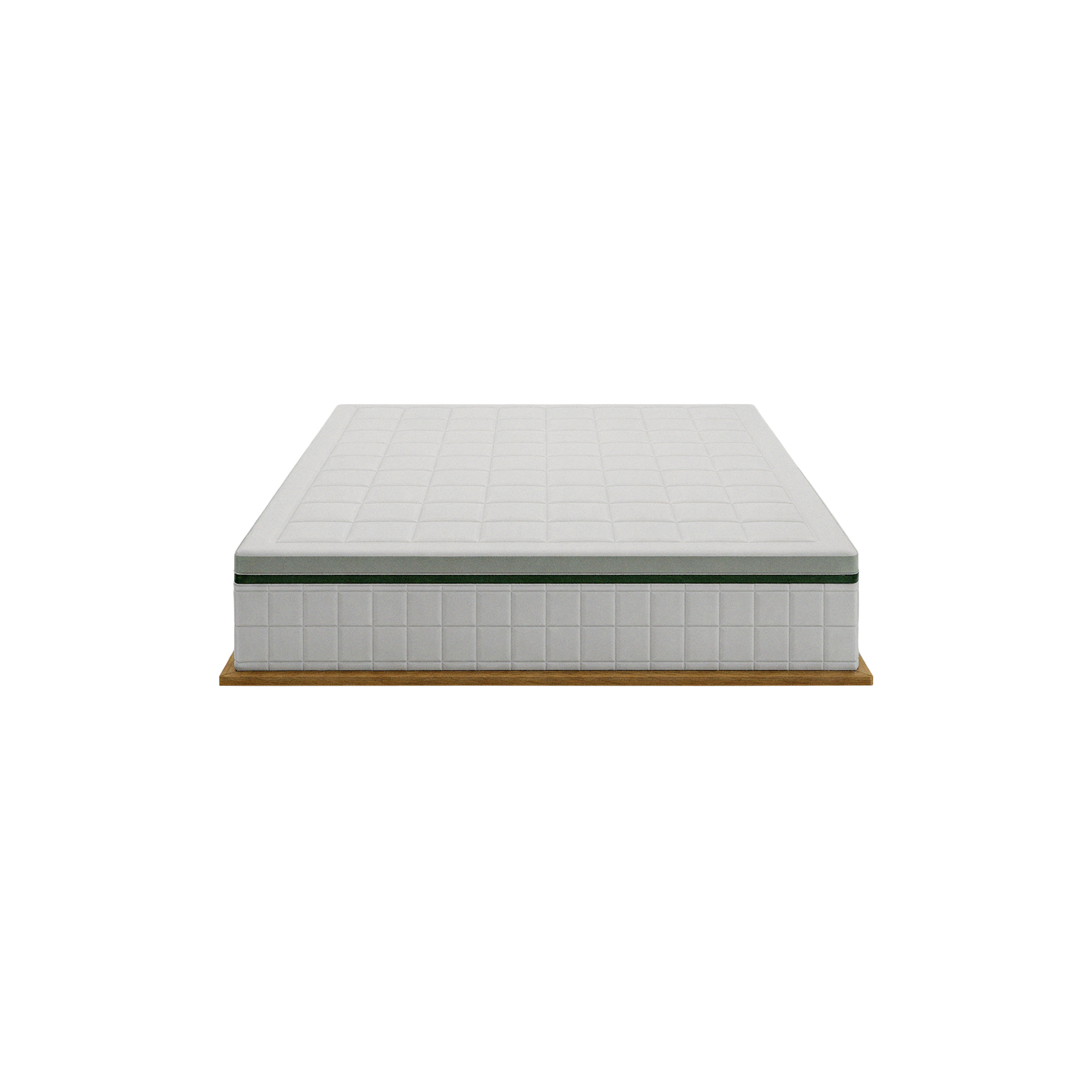 MUUN - MUUN MK1 ESSENTIAL KOMPLET SÆT – MADRAS, TOPMADRAS OG LAV TRÆRAMME - 180x210 cm