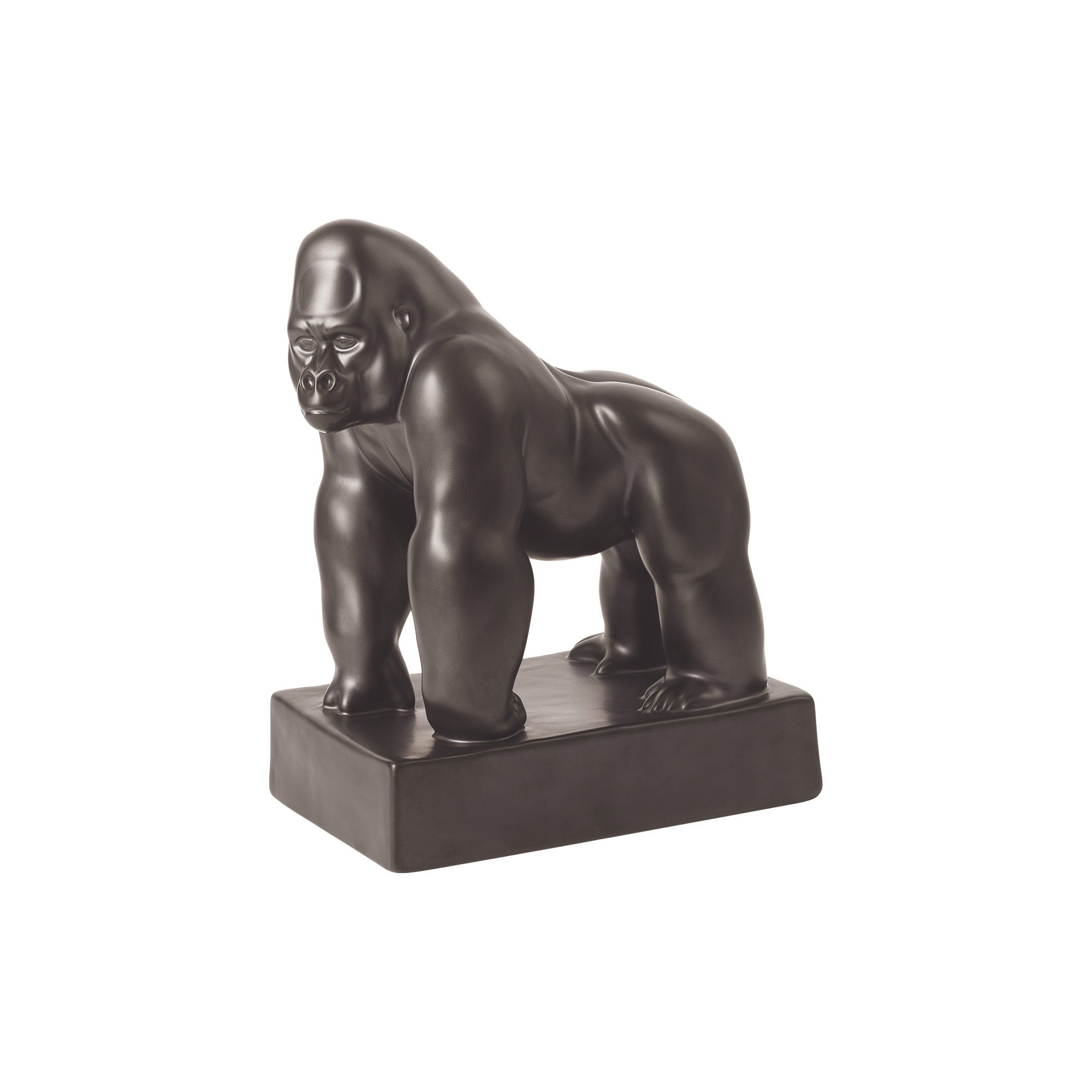 Royal Copenhagen - Gorilla figur Stående, Royal Copenhagen Samlerartikler