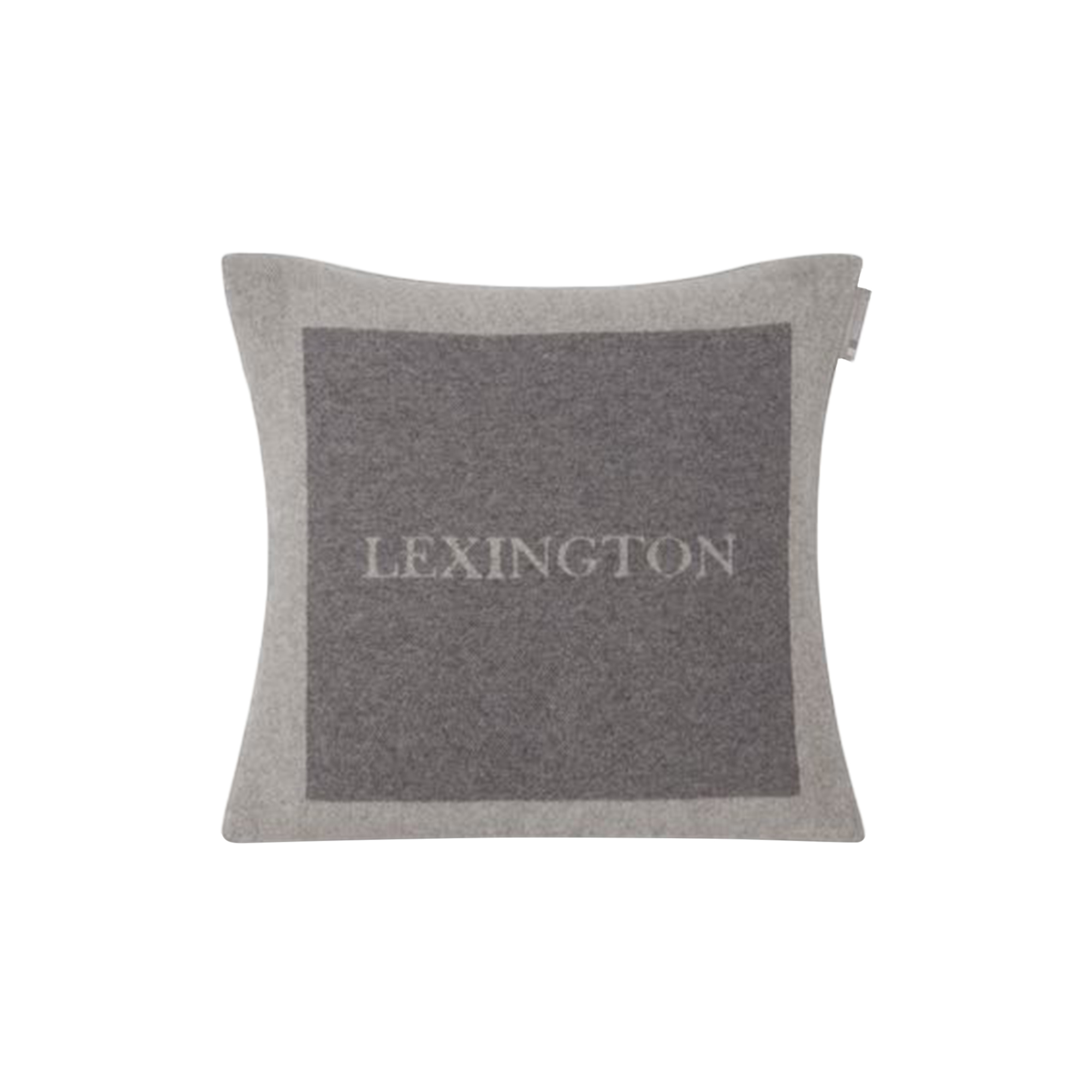 Lexington - Hotel Wool/Cashmere pyntepudebetræk, gray/white