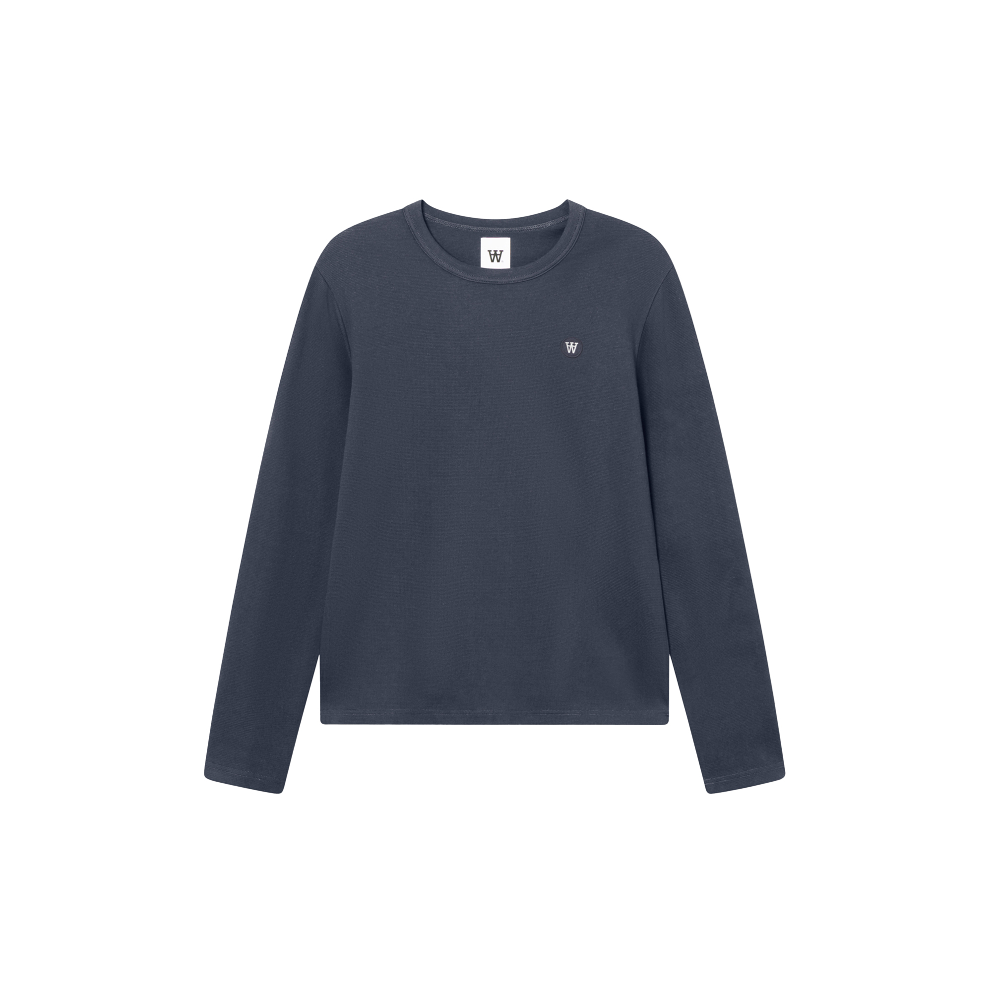 Wood Wood - WWAce LS Tee, outer space - Str. XL