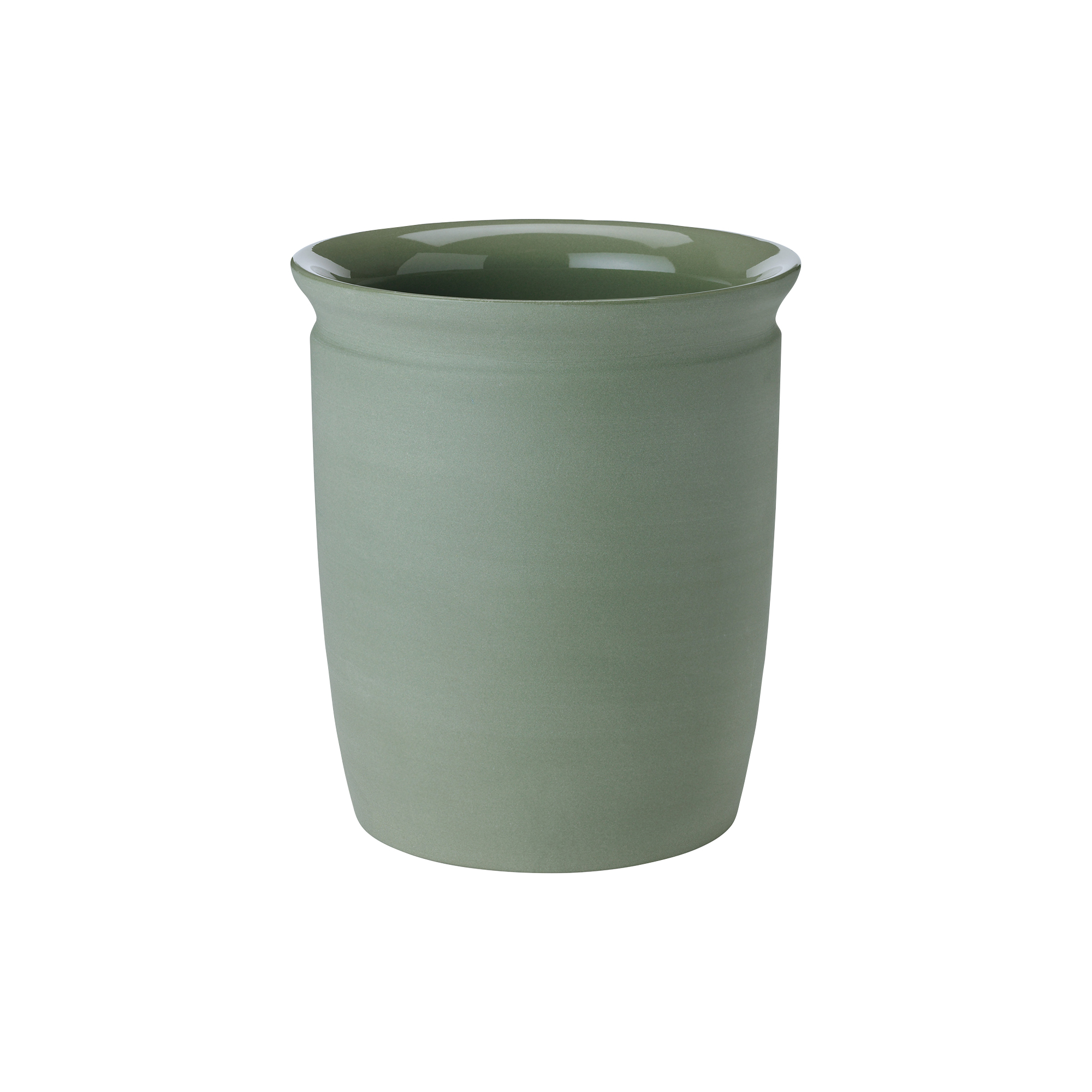 Knabstrup Keramik - Knabstrup Syltekrukke 1 L, olive - 1L