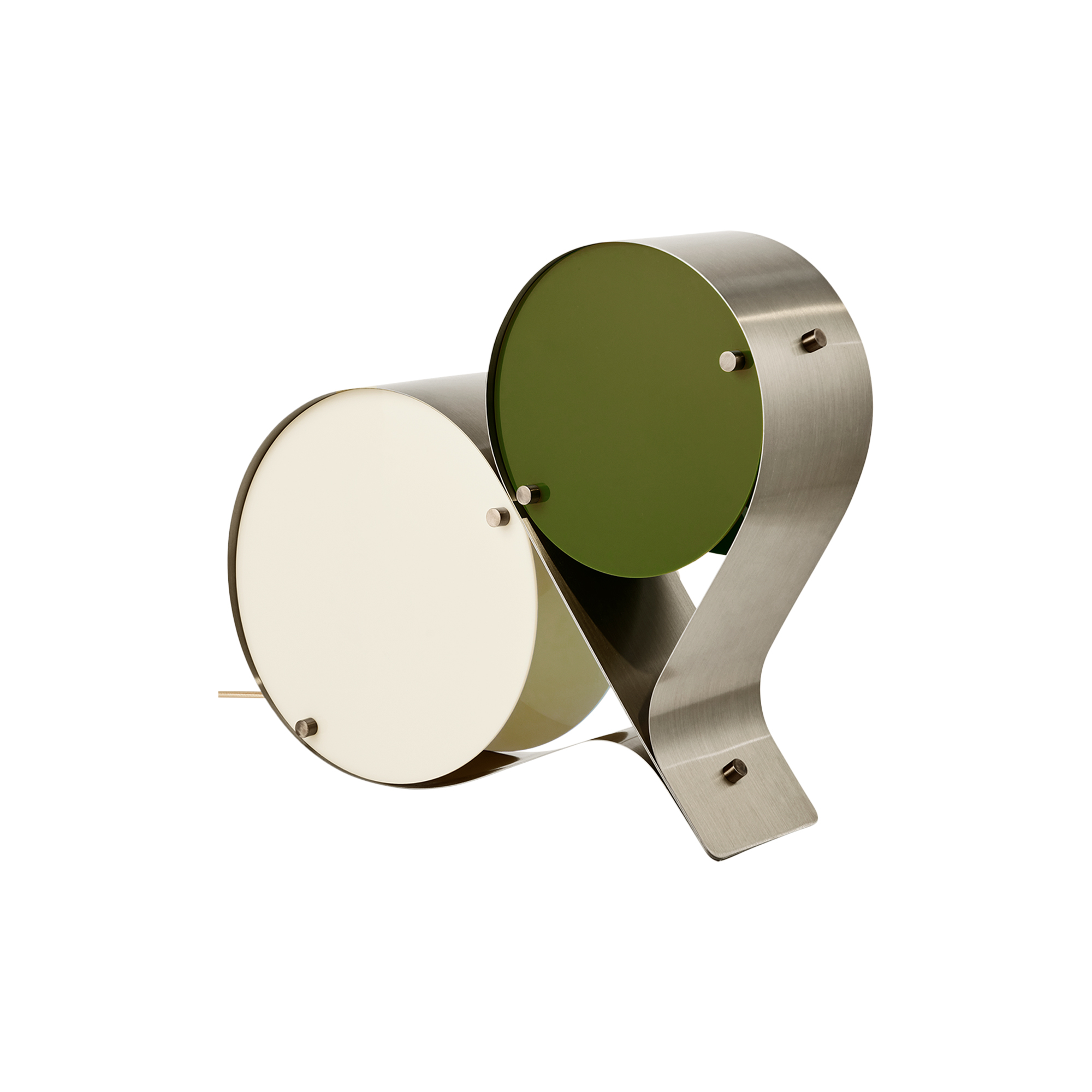 GUBI - Coppia Table Lamp, ivory/olive