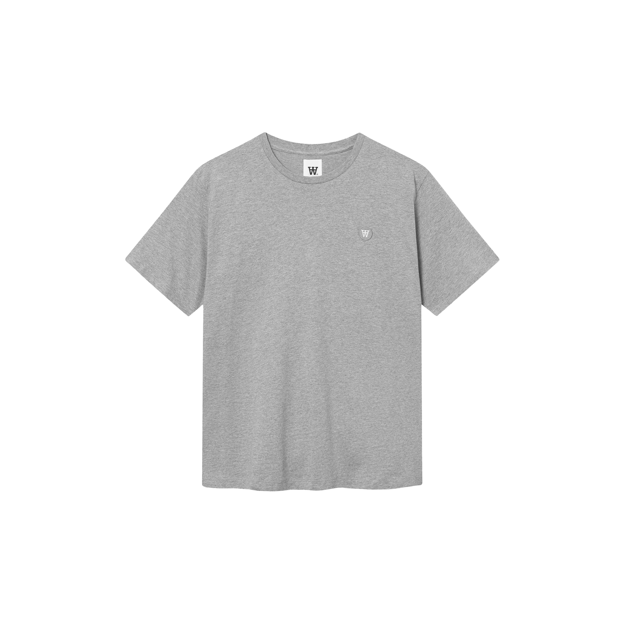 Wood Wood - WWAce T-shirt, light melang grey - Str. XL