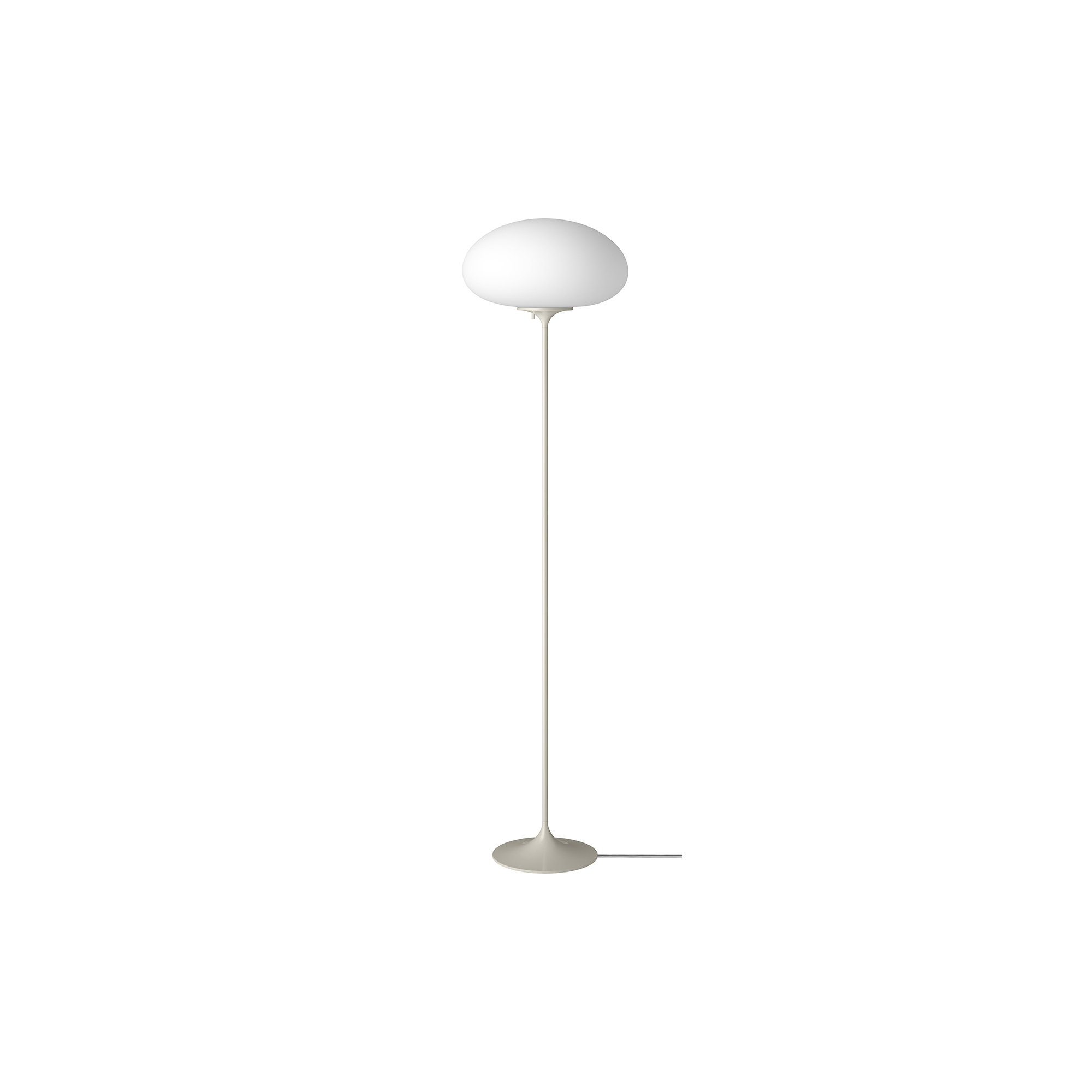 GUBI - Stemlite Floor Lamp, pebble grey - H: 150 x Ø 38 cm.