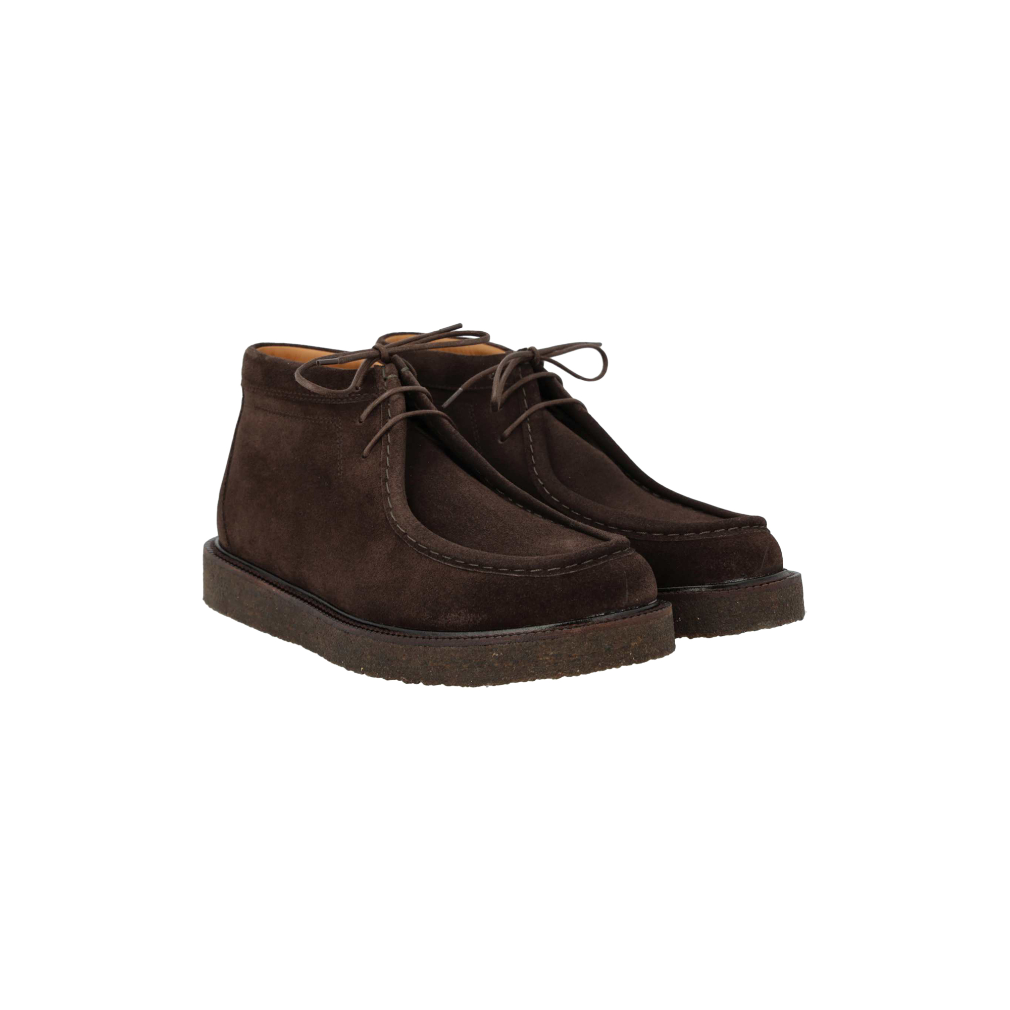 ANGULUS - Lace-up shoe with decorative trim, dark brown - 38