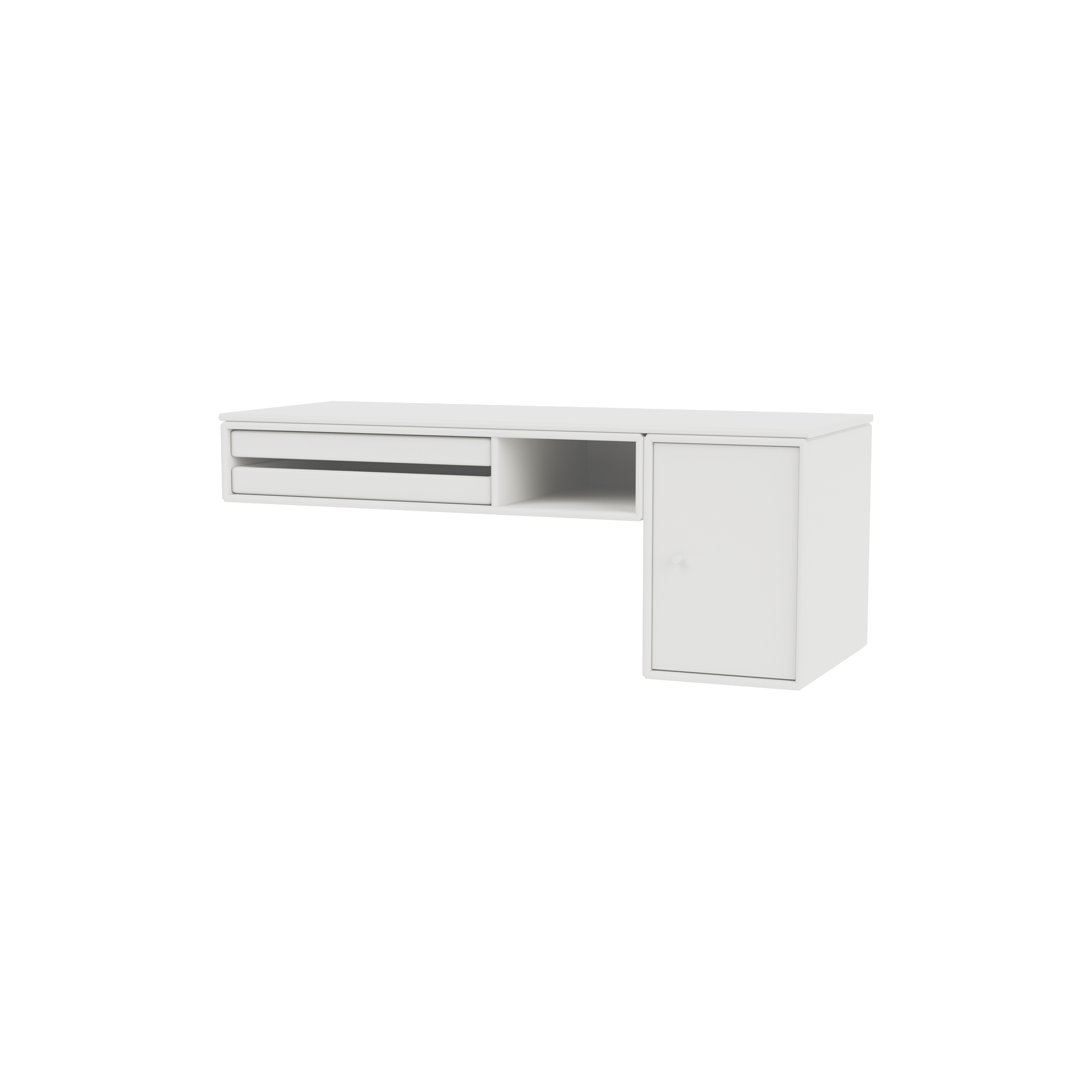 Montana Furniture - BUREAU skrivebord, 01 white