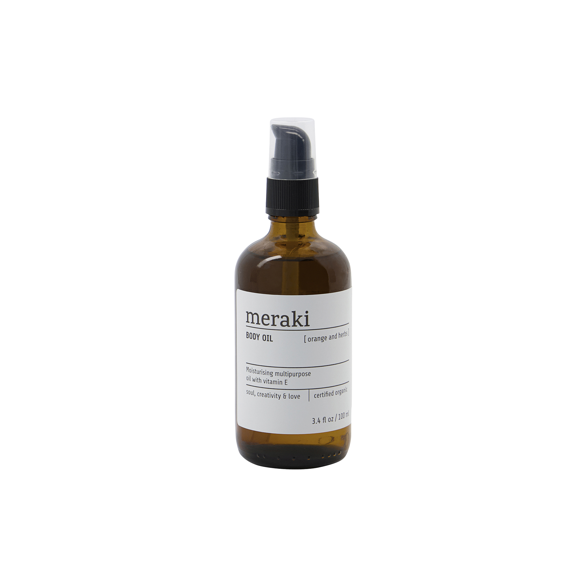 Meraki - Body oil, orange & herbs