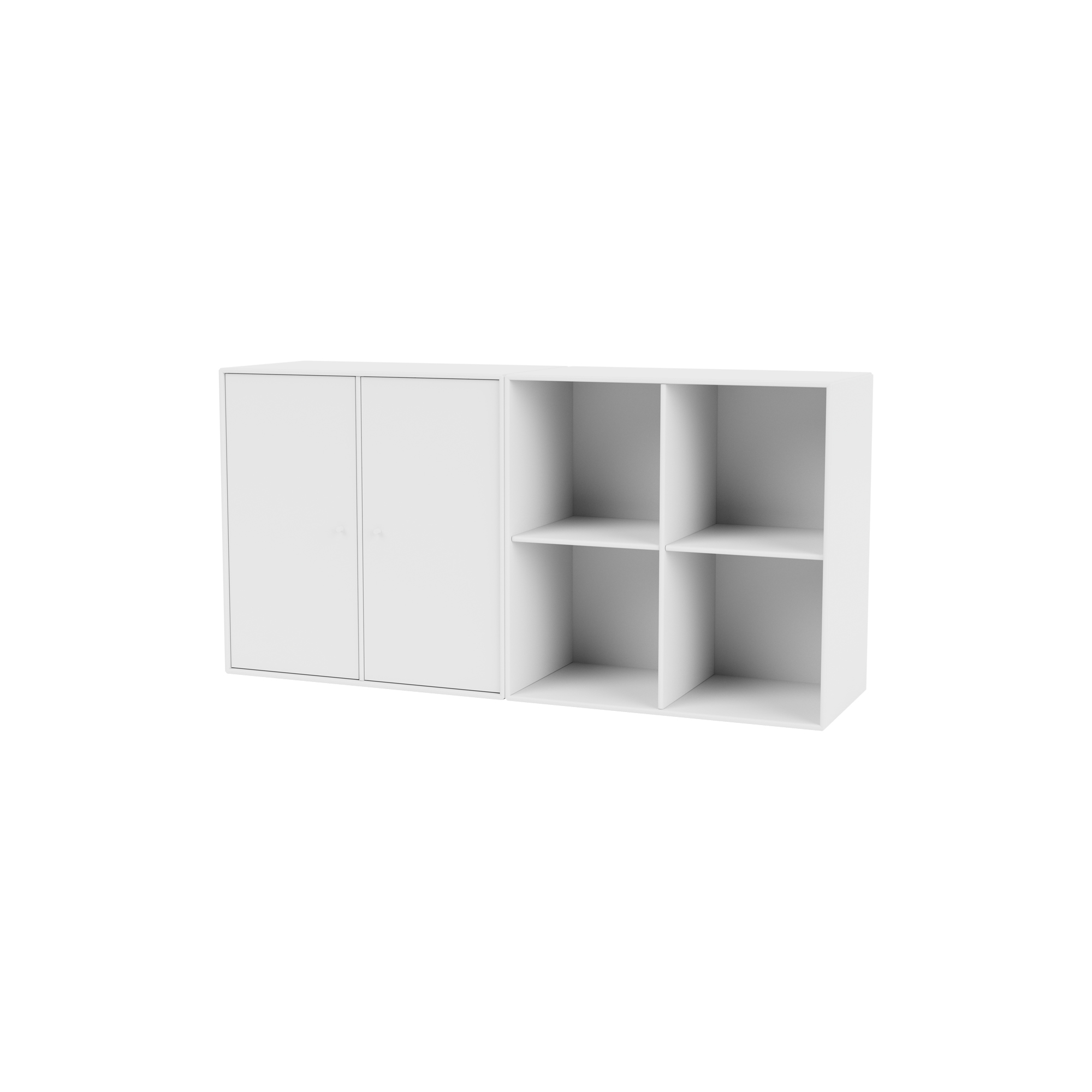 Montana Furniture - PAIR klassisk skænk, 38 snow