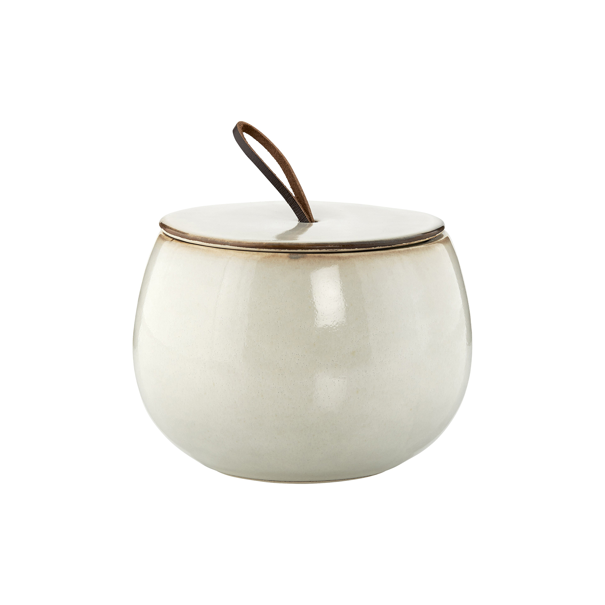 Lene Bjerre - Amera krukke, beige - H10.5 cm